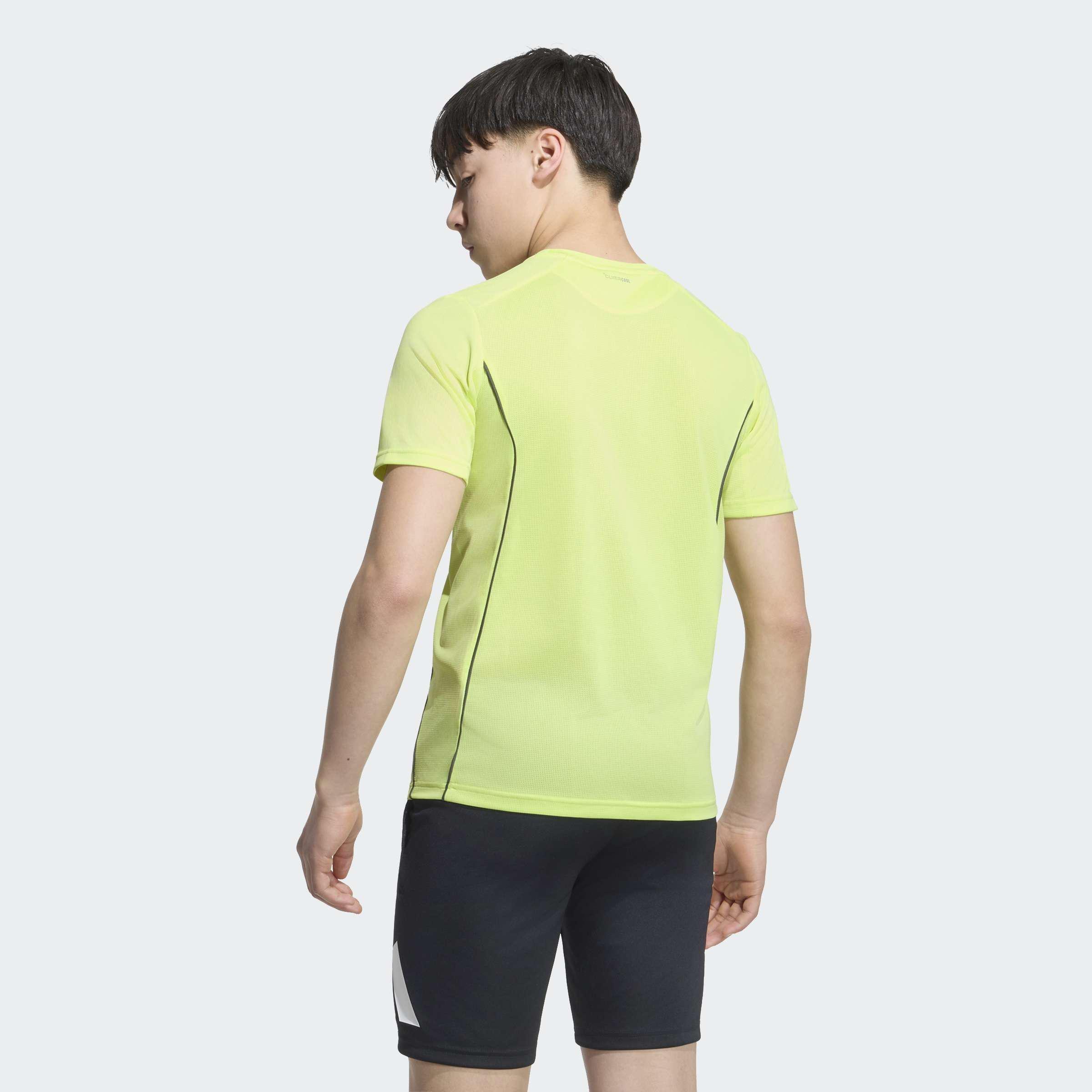 Kids Unisex Tech Apparel Climacool T-Shirt, Yellow