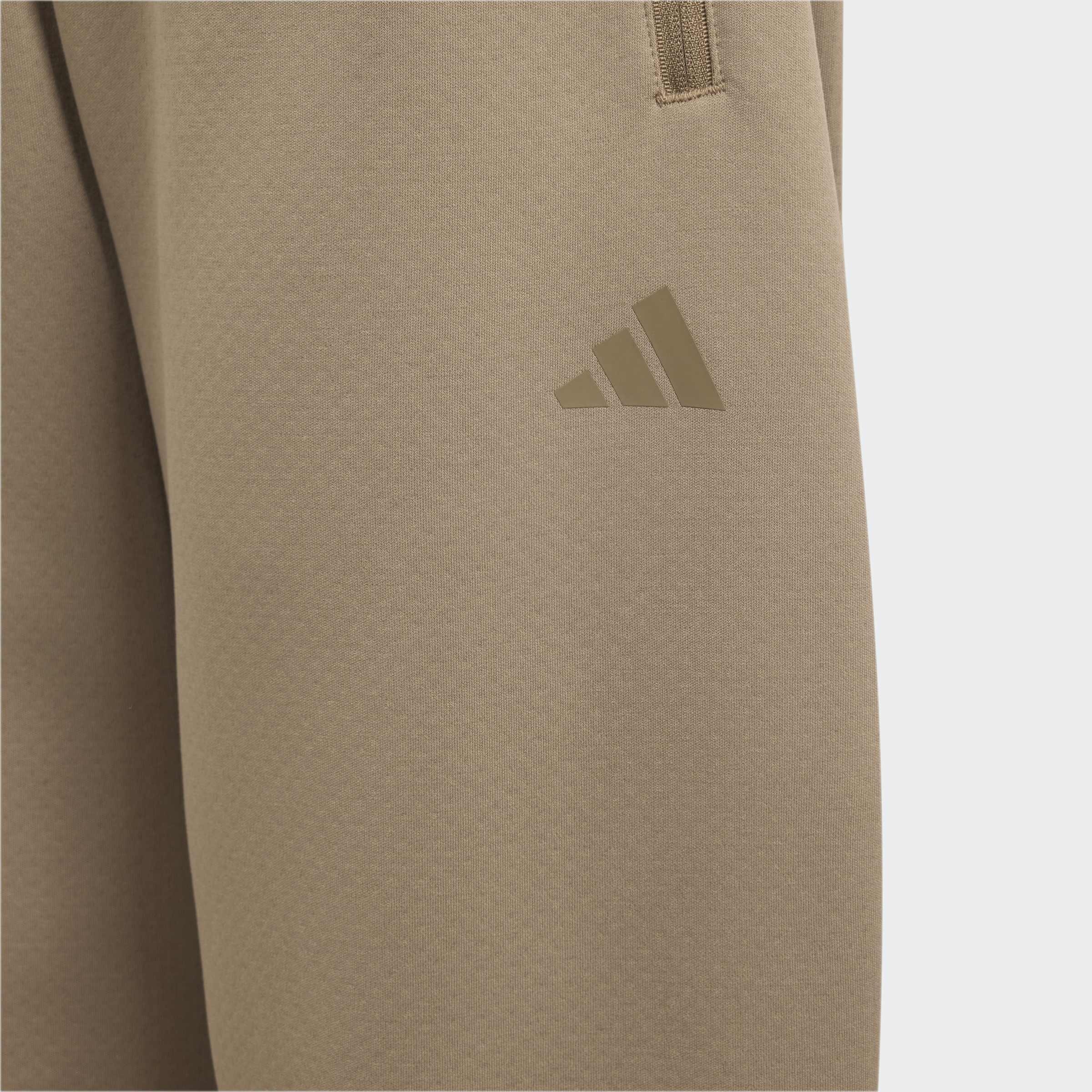 Kids Unisex Z.N.E. Tracksuit Bottoms, Beige, A701_ONE, large image number 4