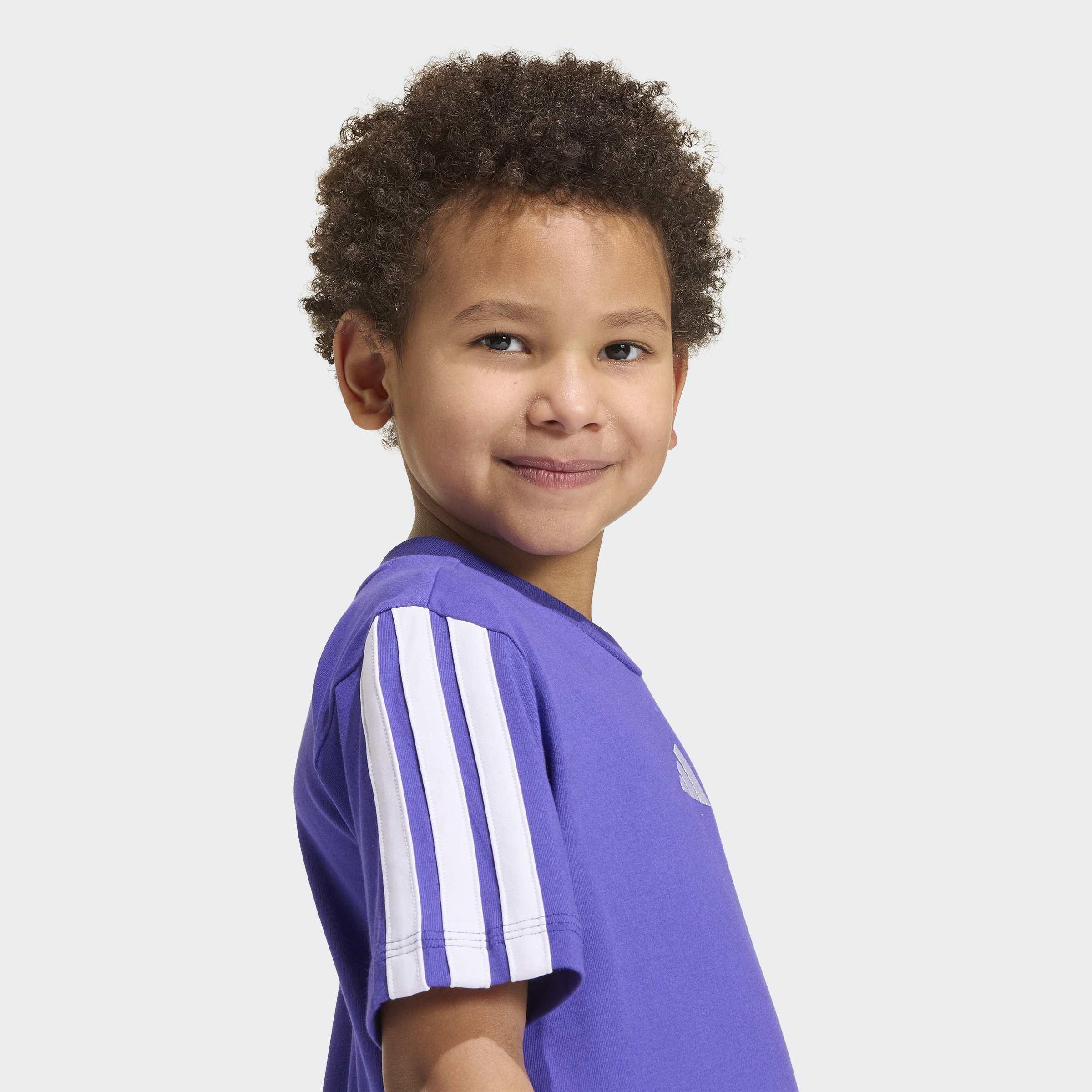 Kids Unisex Essentials T-Shirt, Purple, A701_ONE, large image number 3
