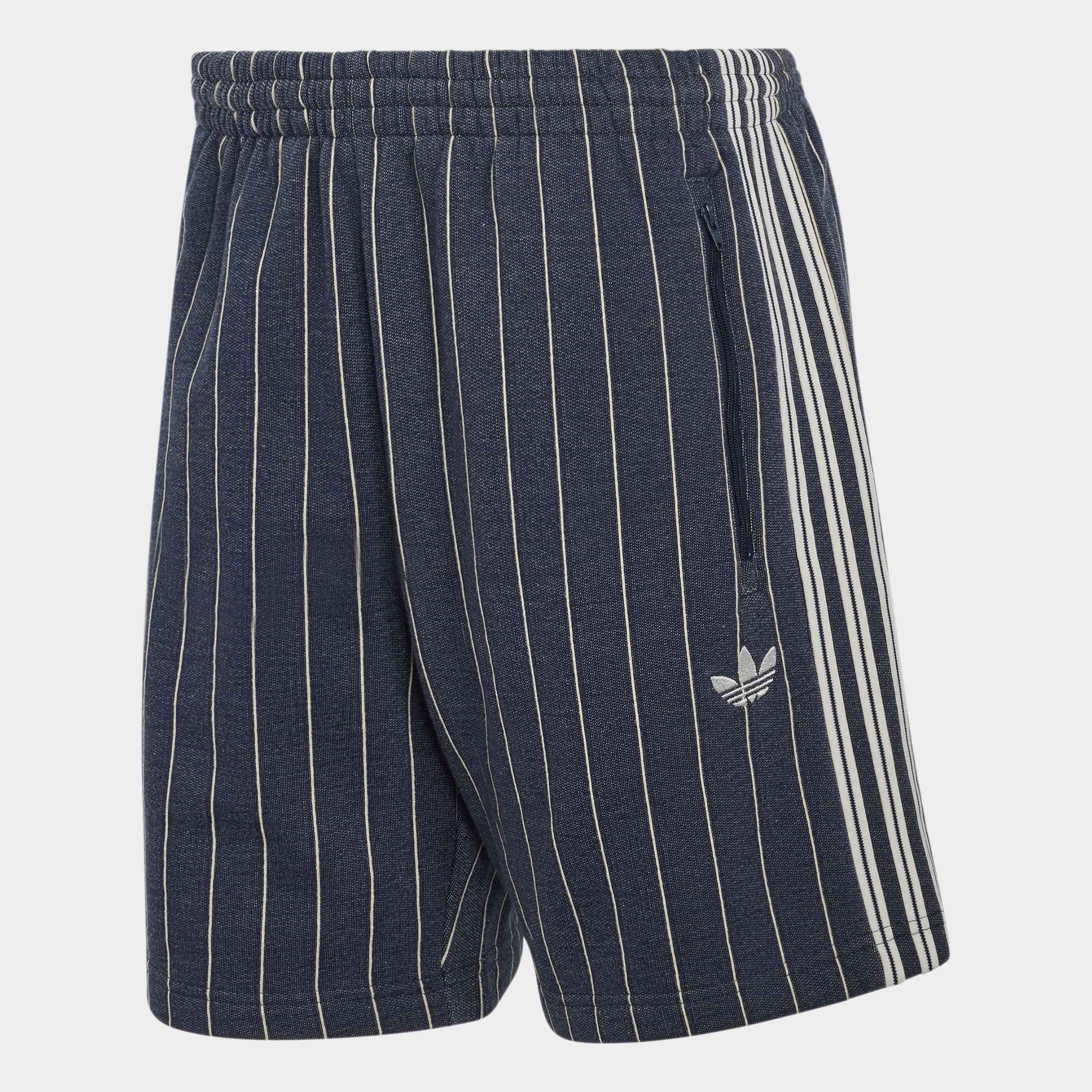 Pinstripes Shorts, Blue