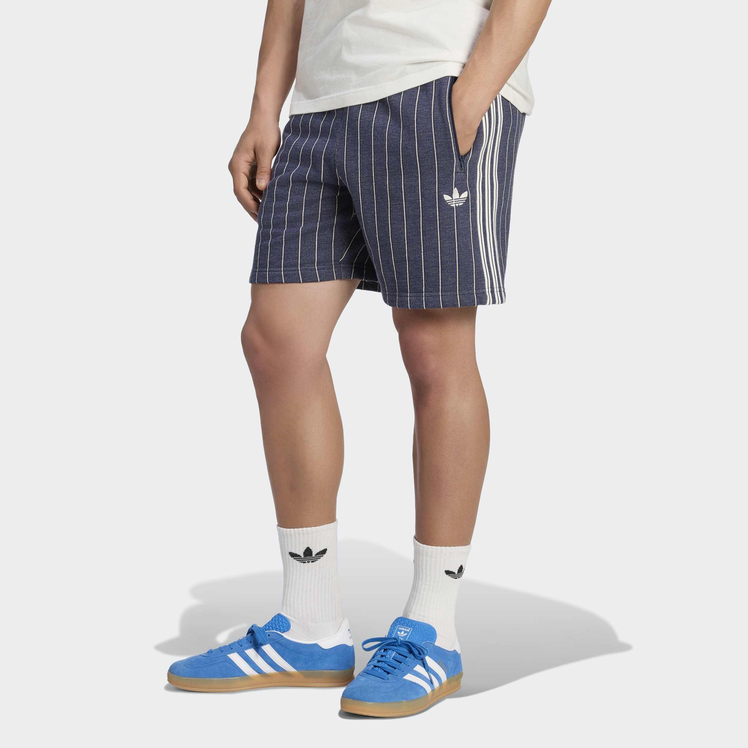 Pinstripes Shorts, Blue, A701_ONE, large image number 4