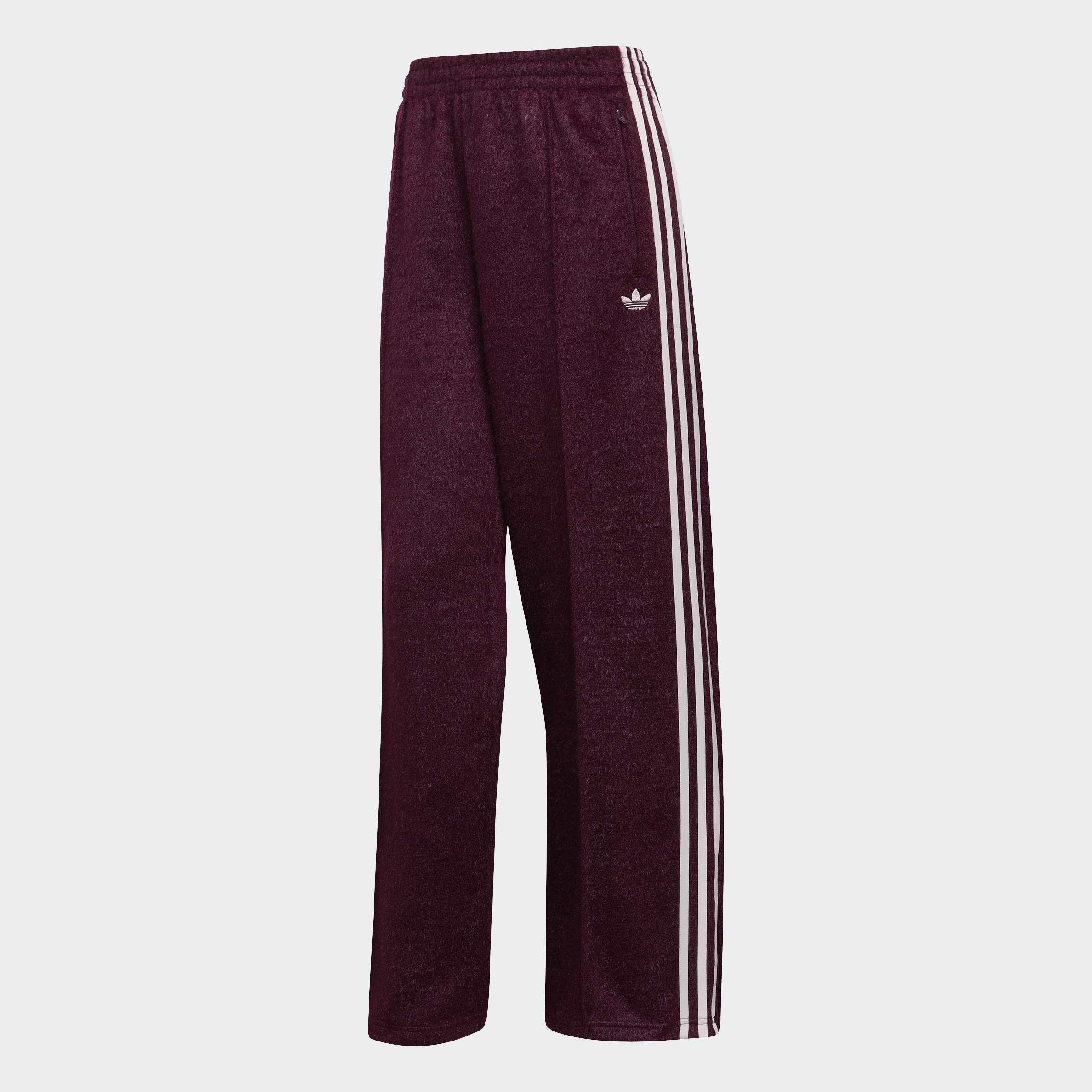 adidas Originals Mohair Firebird Loose Track Tracksuit Bottoms, Red, A701_ONE, large image number 0