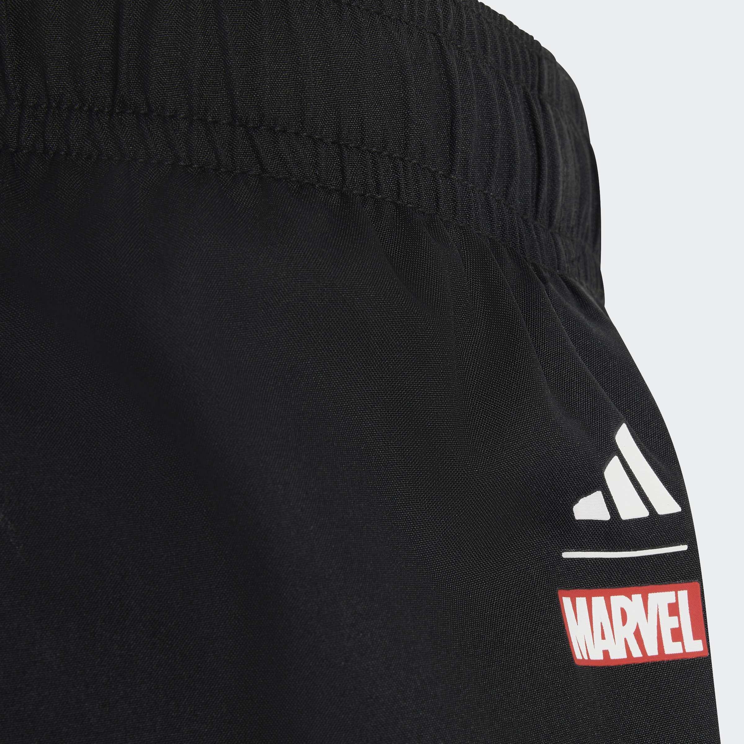 Kids Adidas Marvel Spider-Man Swim Shorts, Black, A701_ONE, large image number 3