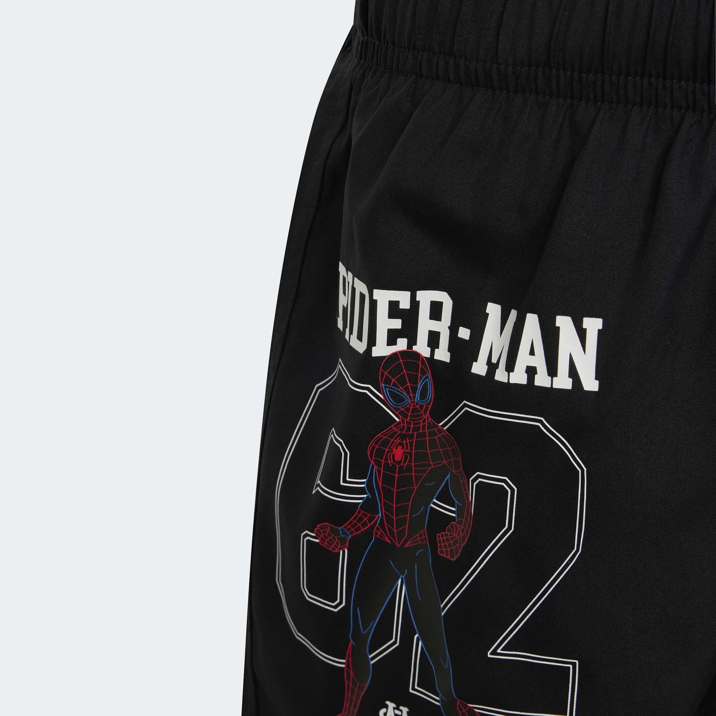 Kids Adidas Marvel Spider-Man Swim Shorts, Black, A701_ONE, large image number 4