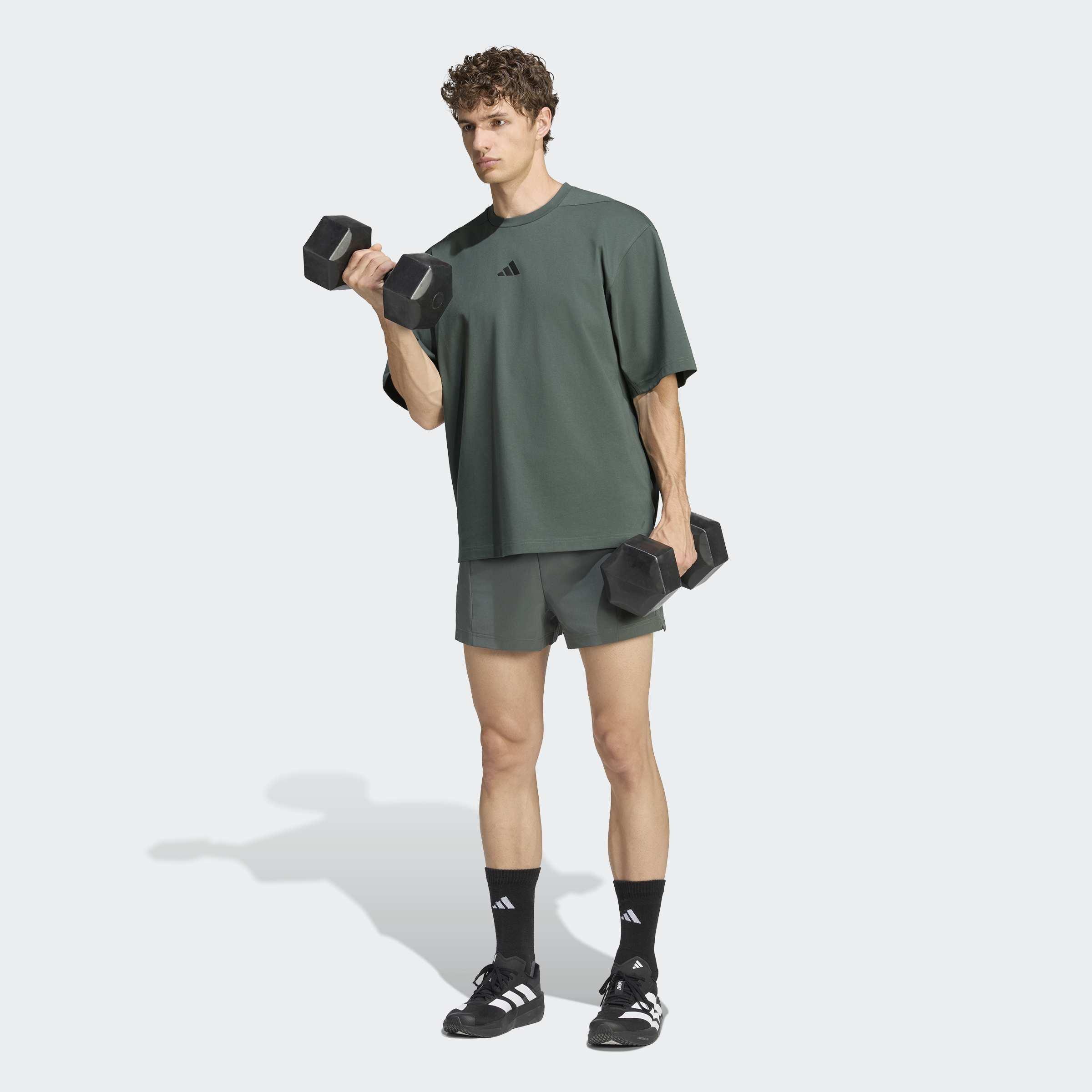 PrimeLift Workout Oversize T-Shirt, Grey, A701_ONE, large image number 4