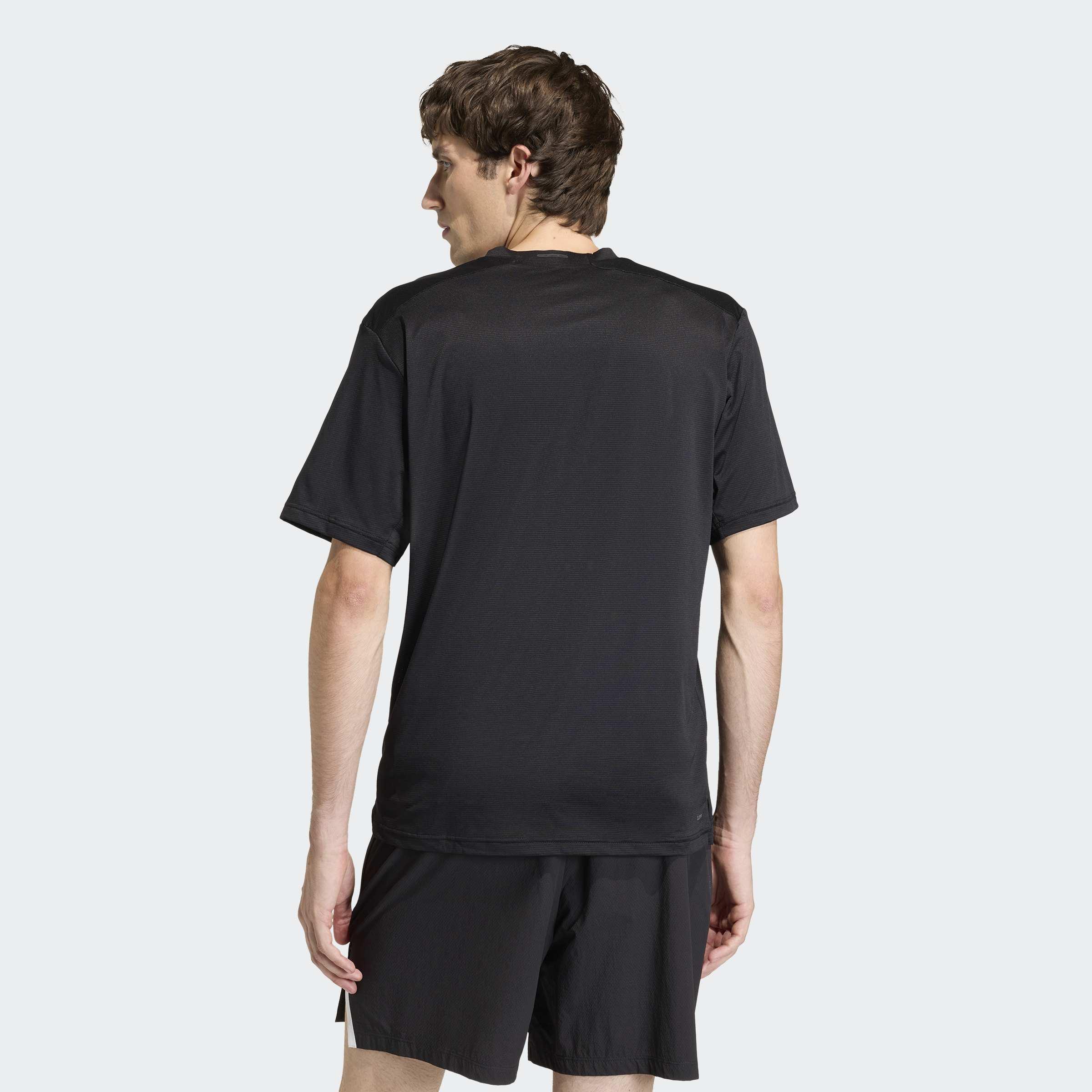 Tech Intensity Workout T-Shirt, Black