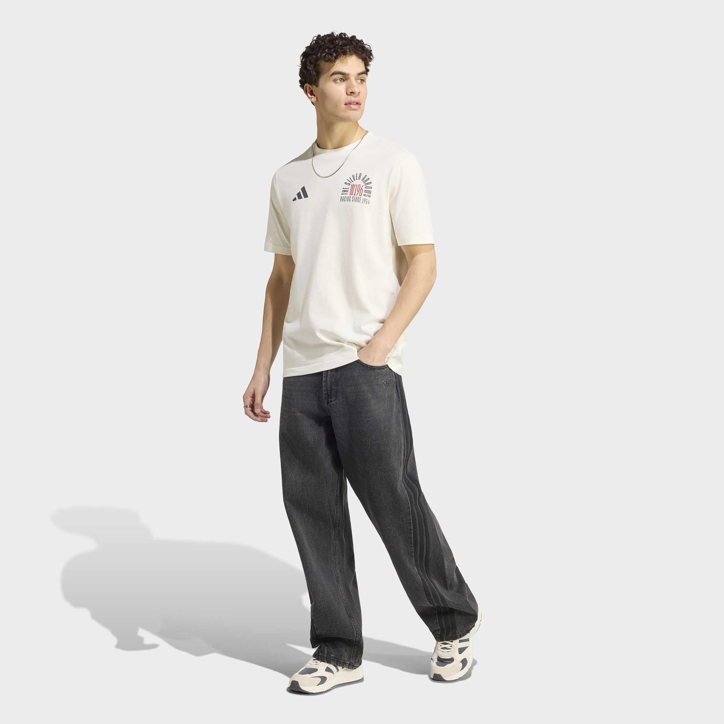 Mercedes - AMG Petronas Formula 1 Team Silver Arrows 1955 Graphic T-Shirt, White, A701_ONE, large image number 4
