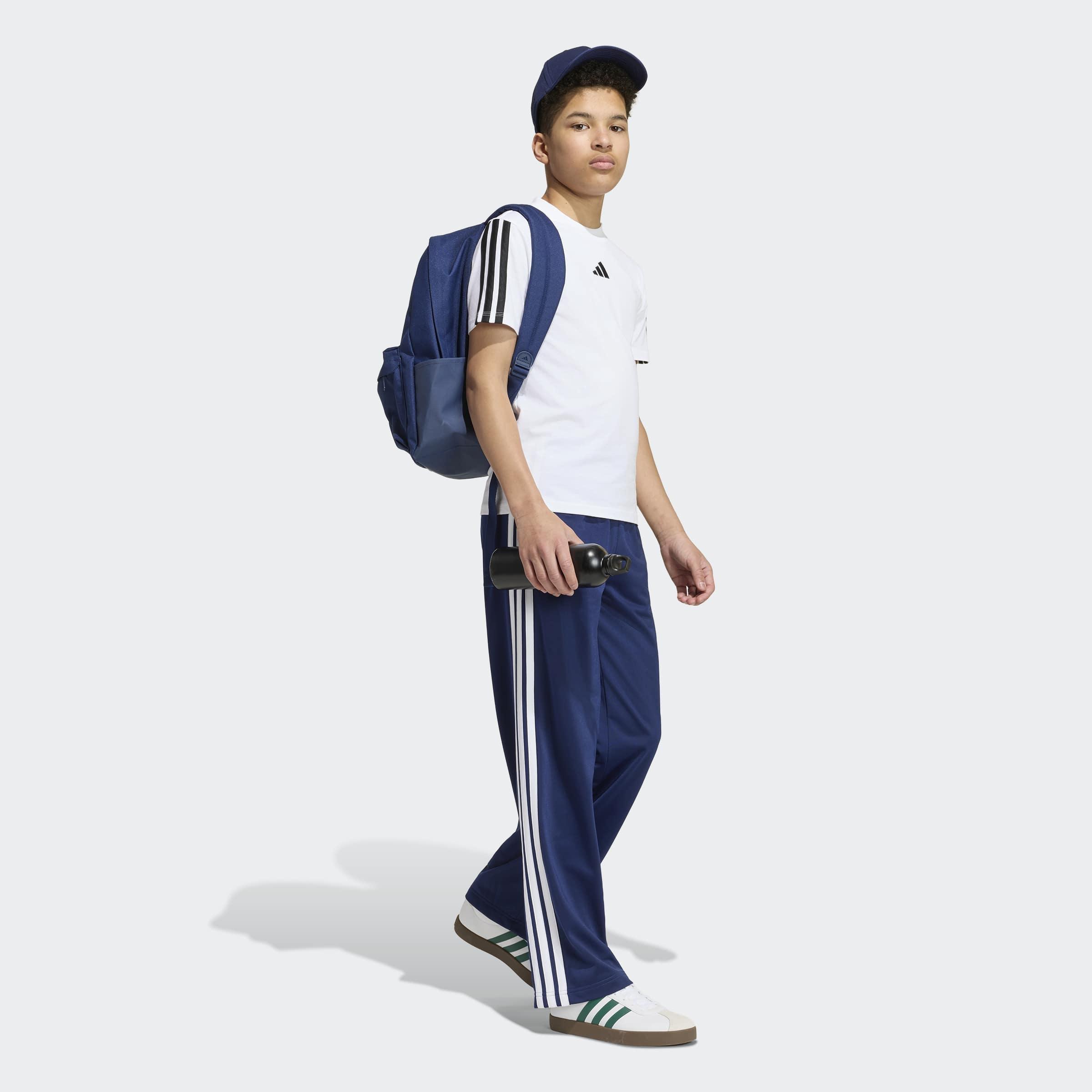 Kids Unisex Essentials Climacool Track Tracksuit Bottoms, Blue, A701_ONE, large image number 5