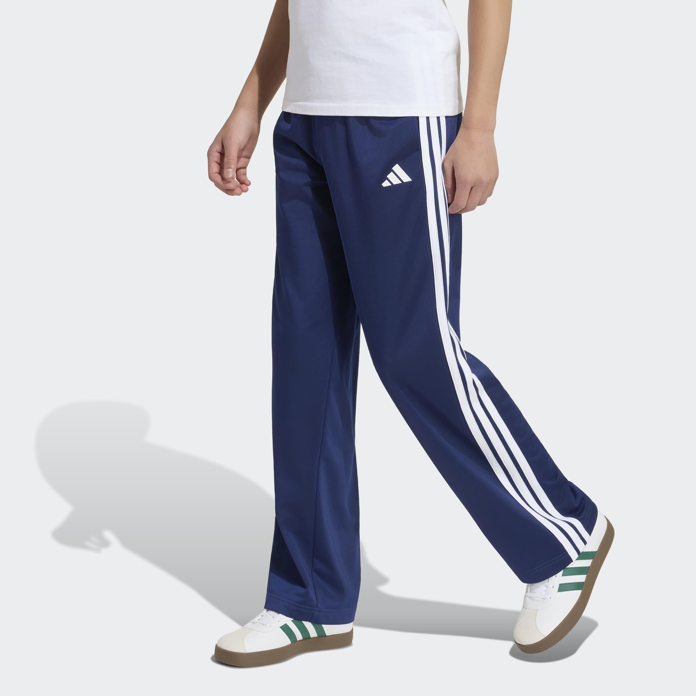 Kids Unisex Essentials Climacool Track Tracksuit Bottoms, Blue, A701_ONE, large image number 6