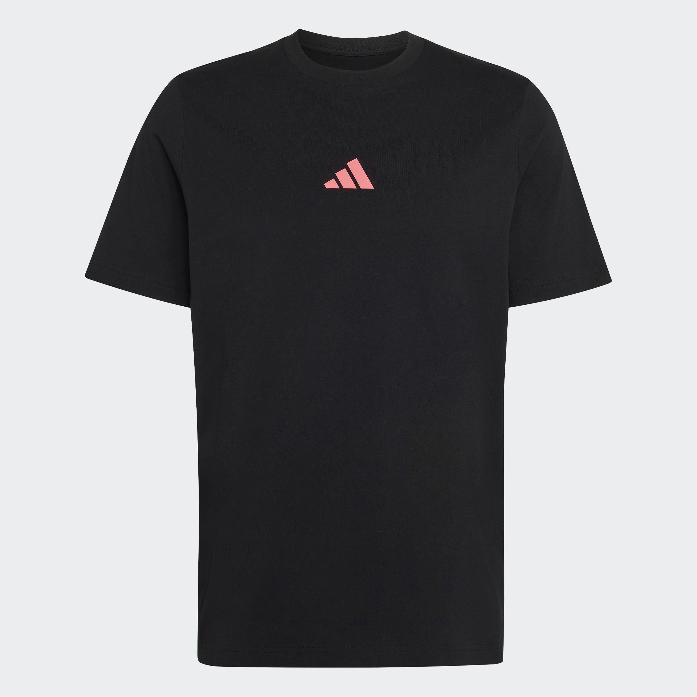 Running Slogan Graphic T-Shirt, Black
