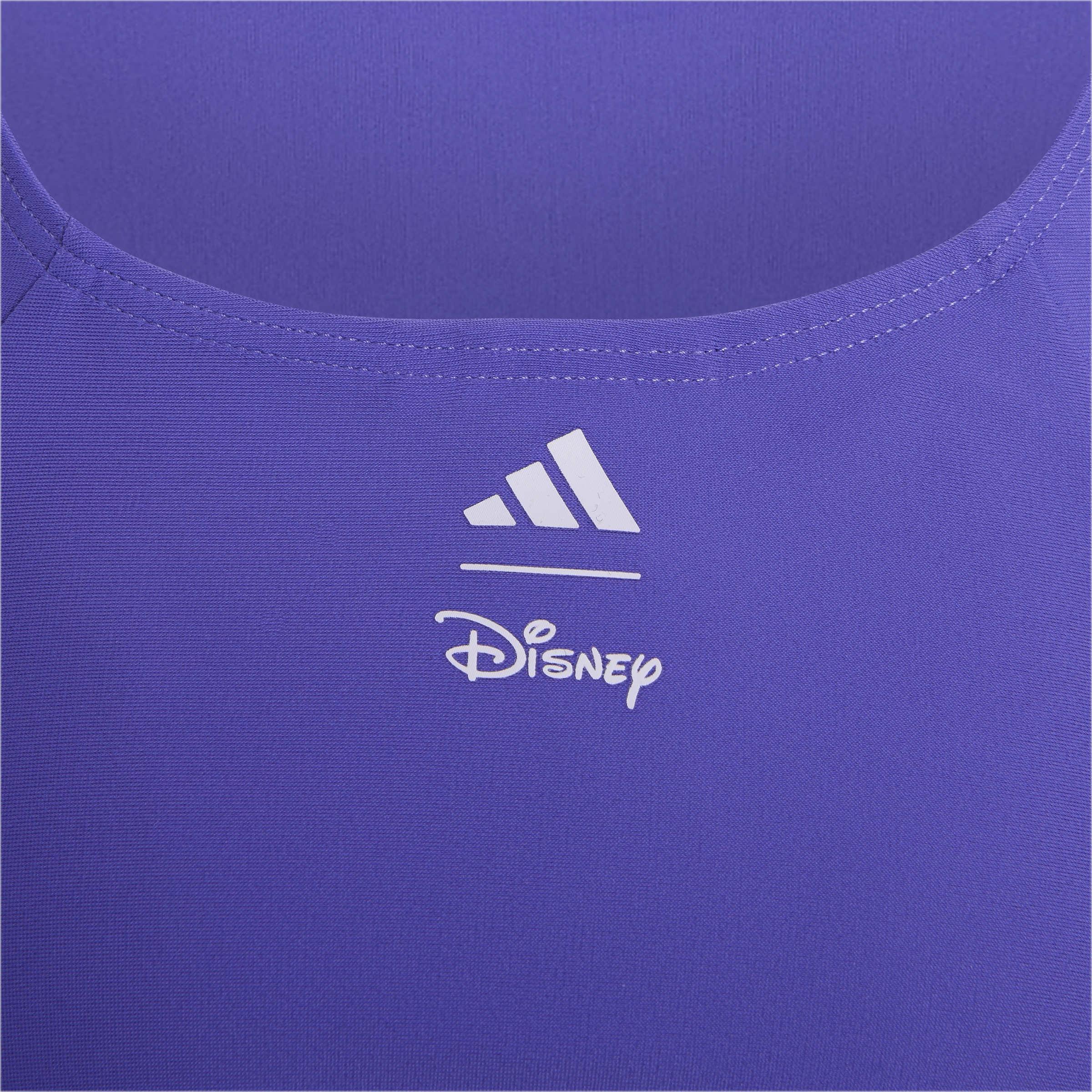Kids Adidas Disney Swimsuit, Purple, A701_ONE, large image number 4