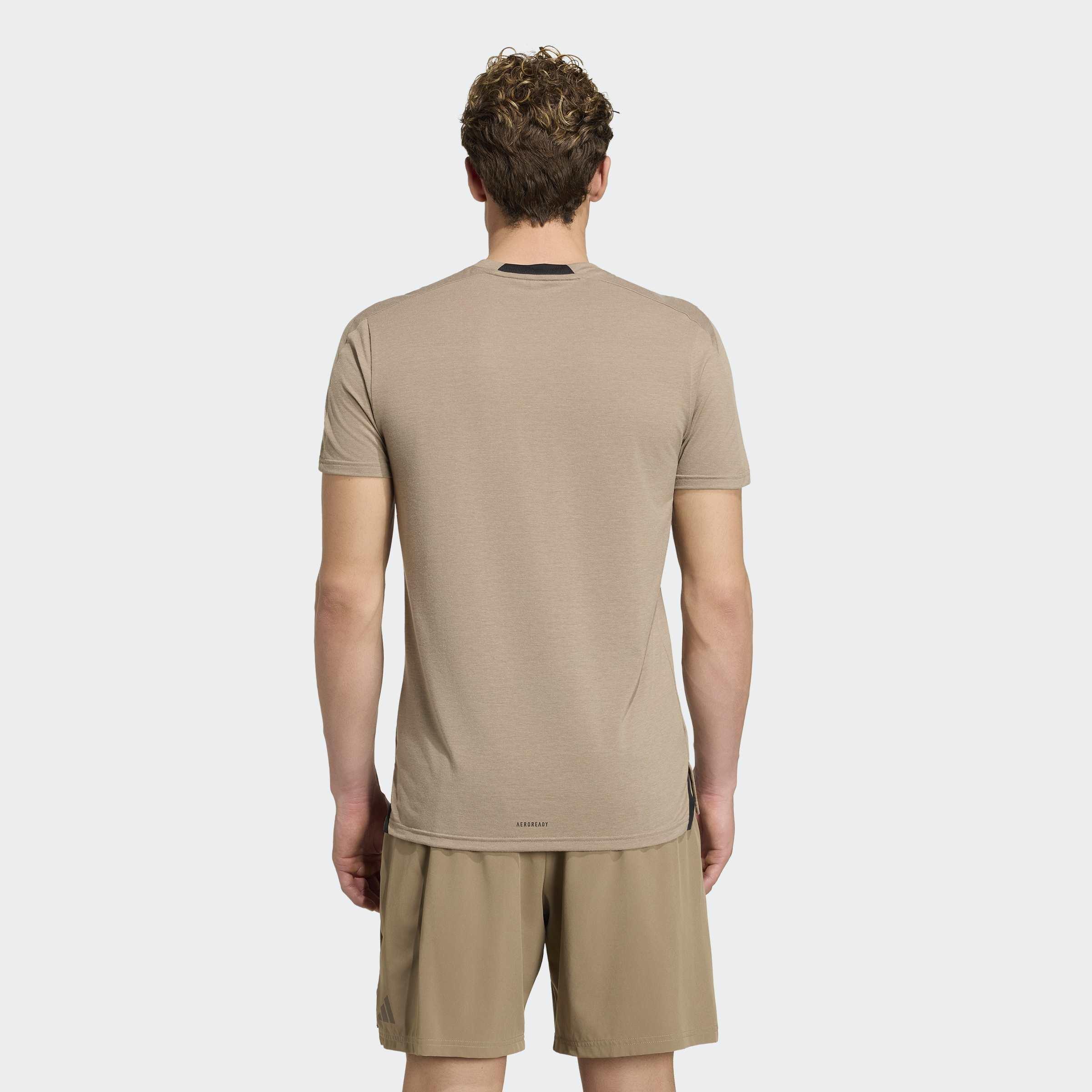 Designed for Training Workout T-Shirt, Beige