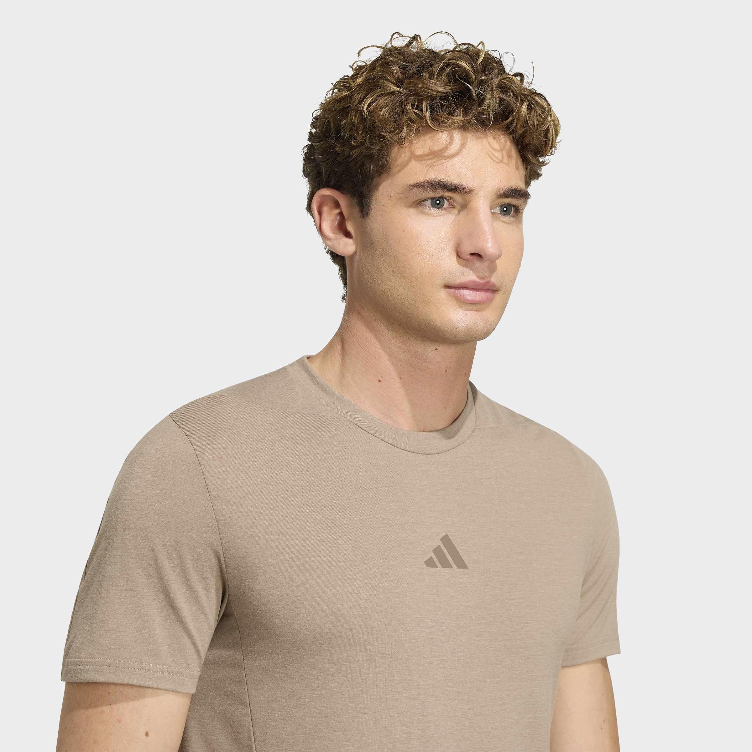 Designed for Training Workout T-Shirt, Beige, A701_ONE, large image number 2