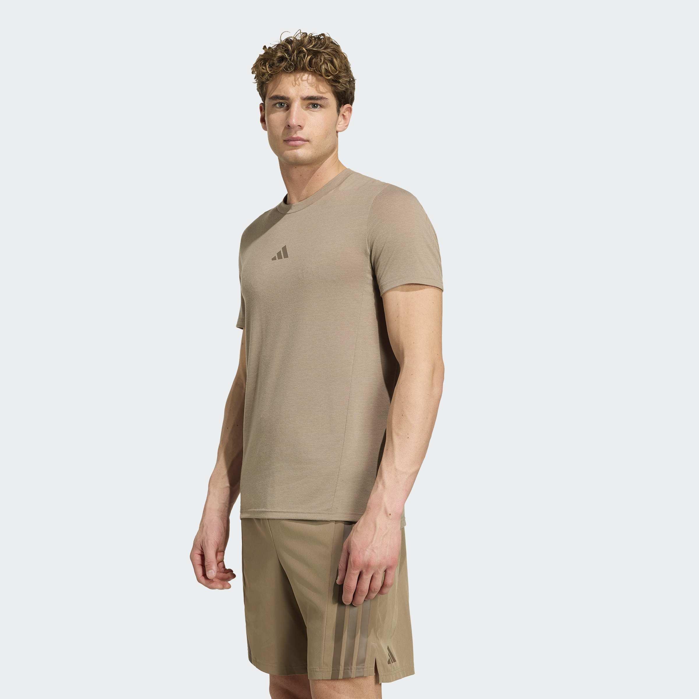 Designed for Training Workout T-Shirt, Beige, A701_ONE, large image number 4