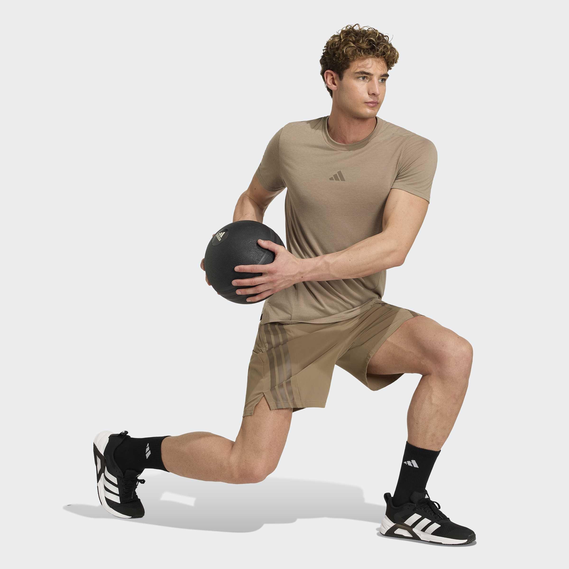 Designed for Training Workout T-Shirt, Beige, A701_ONE, large image number 6