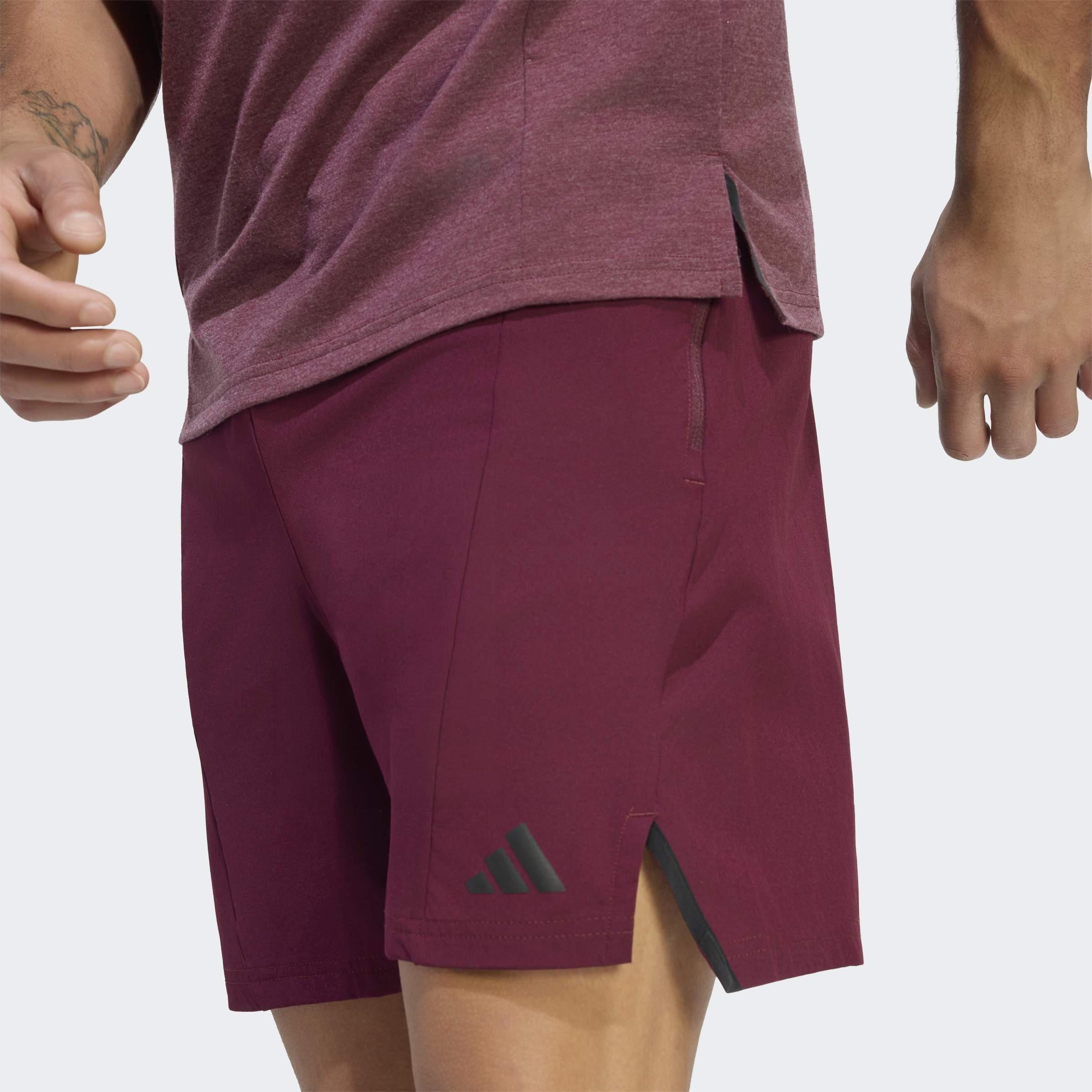 Designed for Training Workout Shorts, Burgundy, A701_ONE, large image number 3