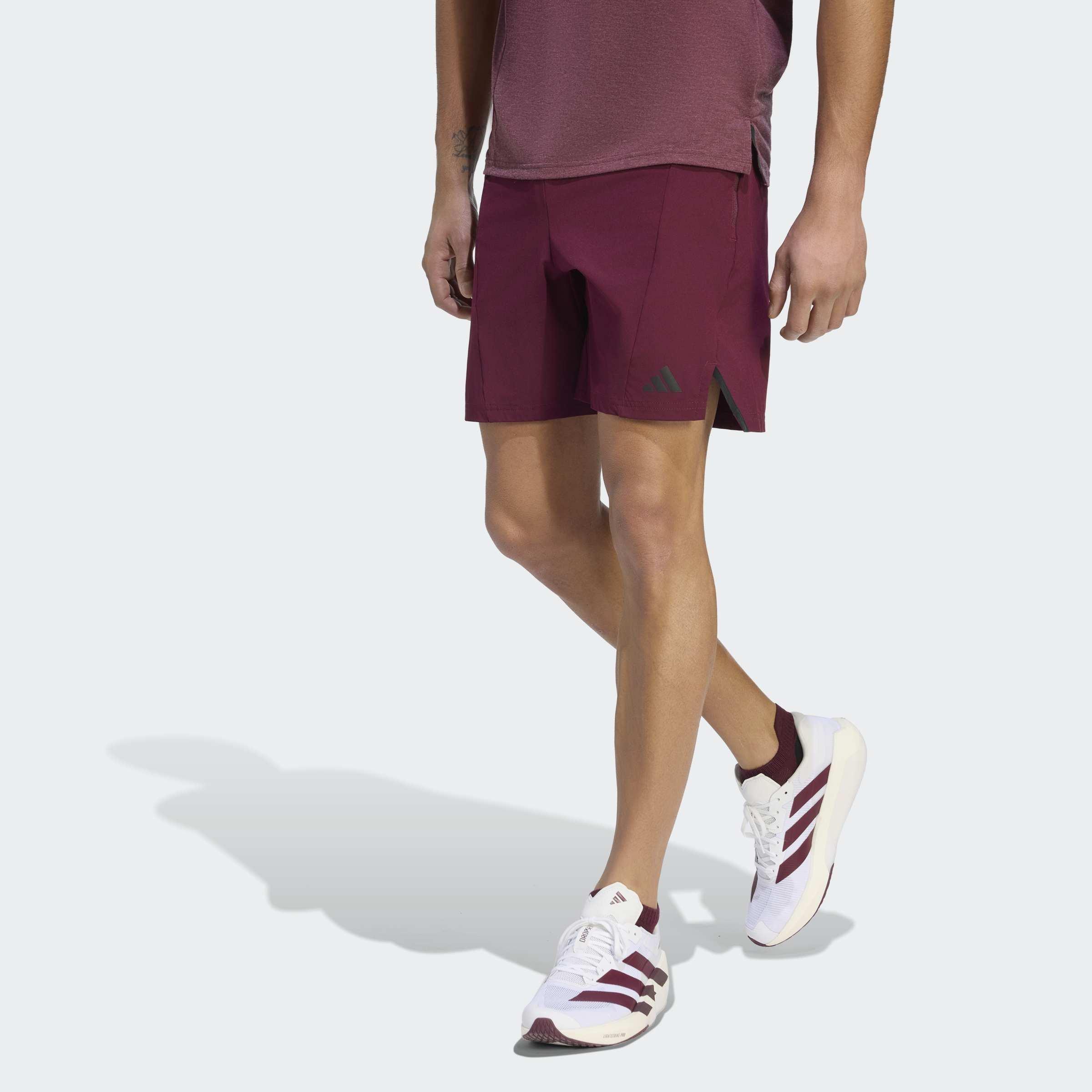 Designed for Training Workout Shorts, Burgundy, A701_ONE, large image number 5