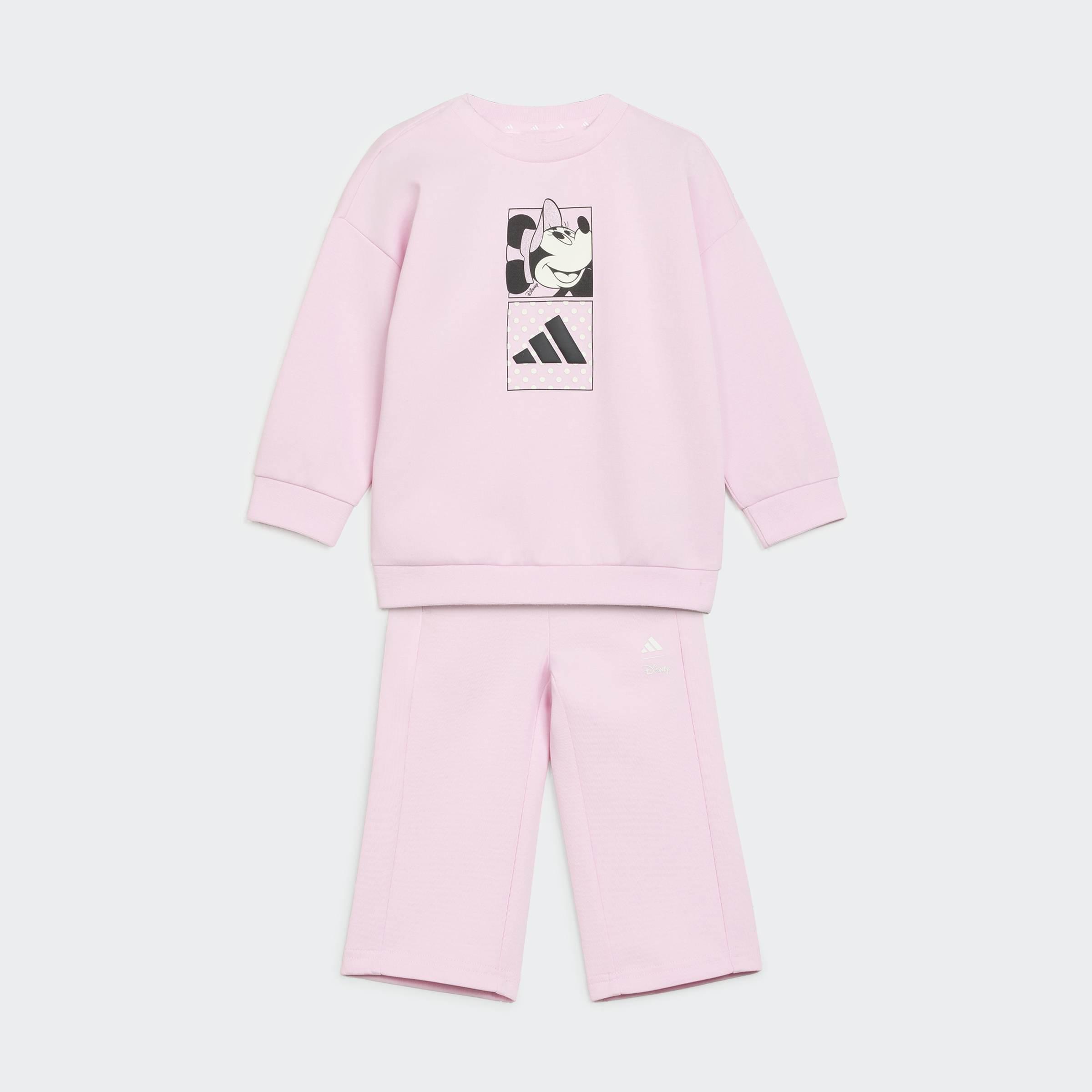Kids adidas Disney Minnie Mouse T-Shirt Set, Pink