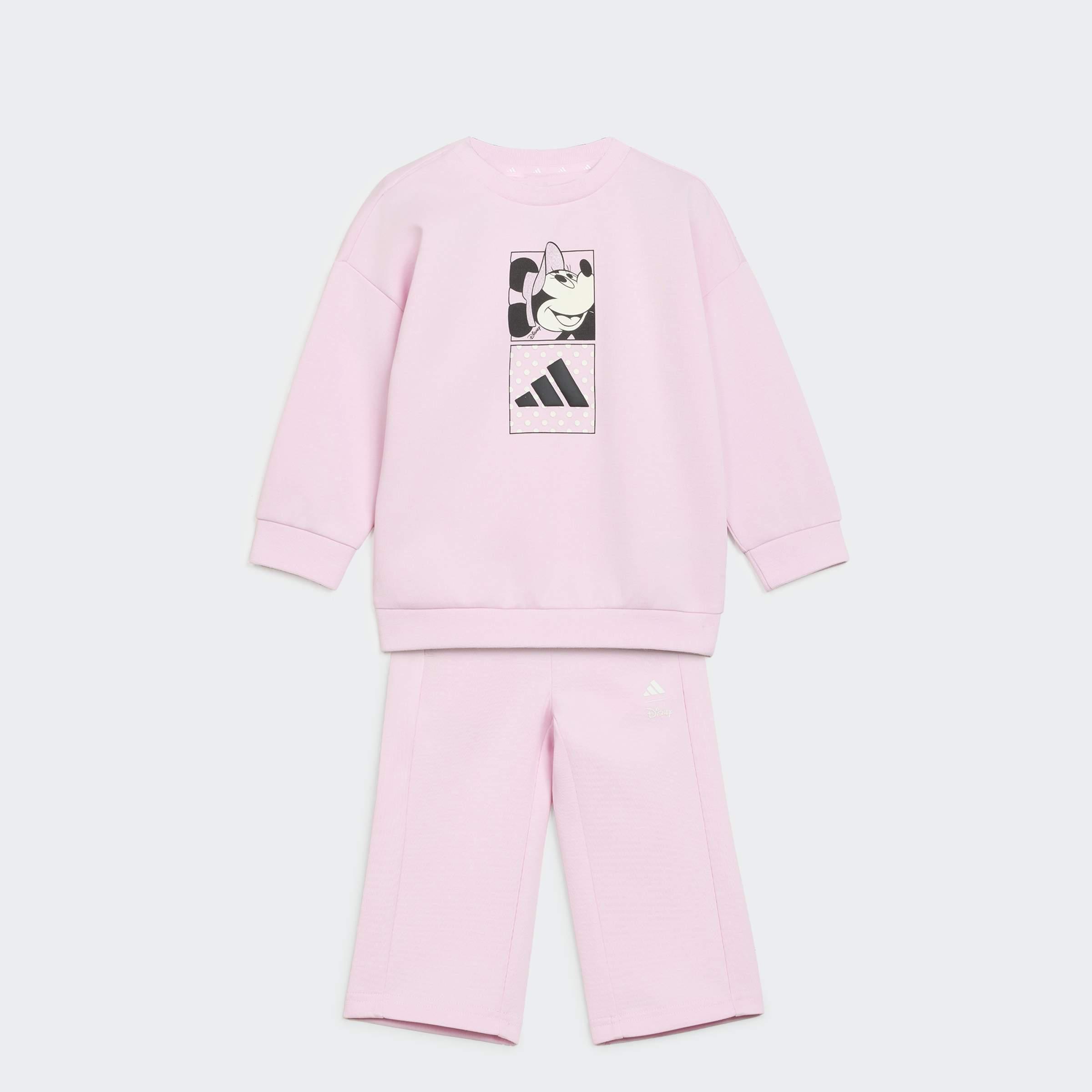 Kids adidas Disney Minnie Mouse T-Shirt Set, Pink