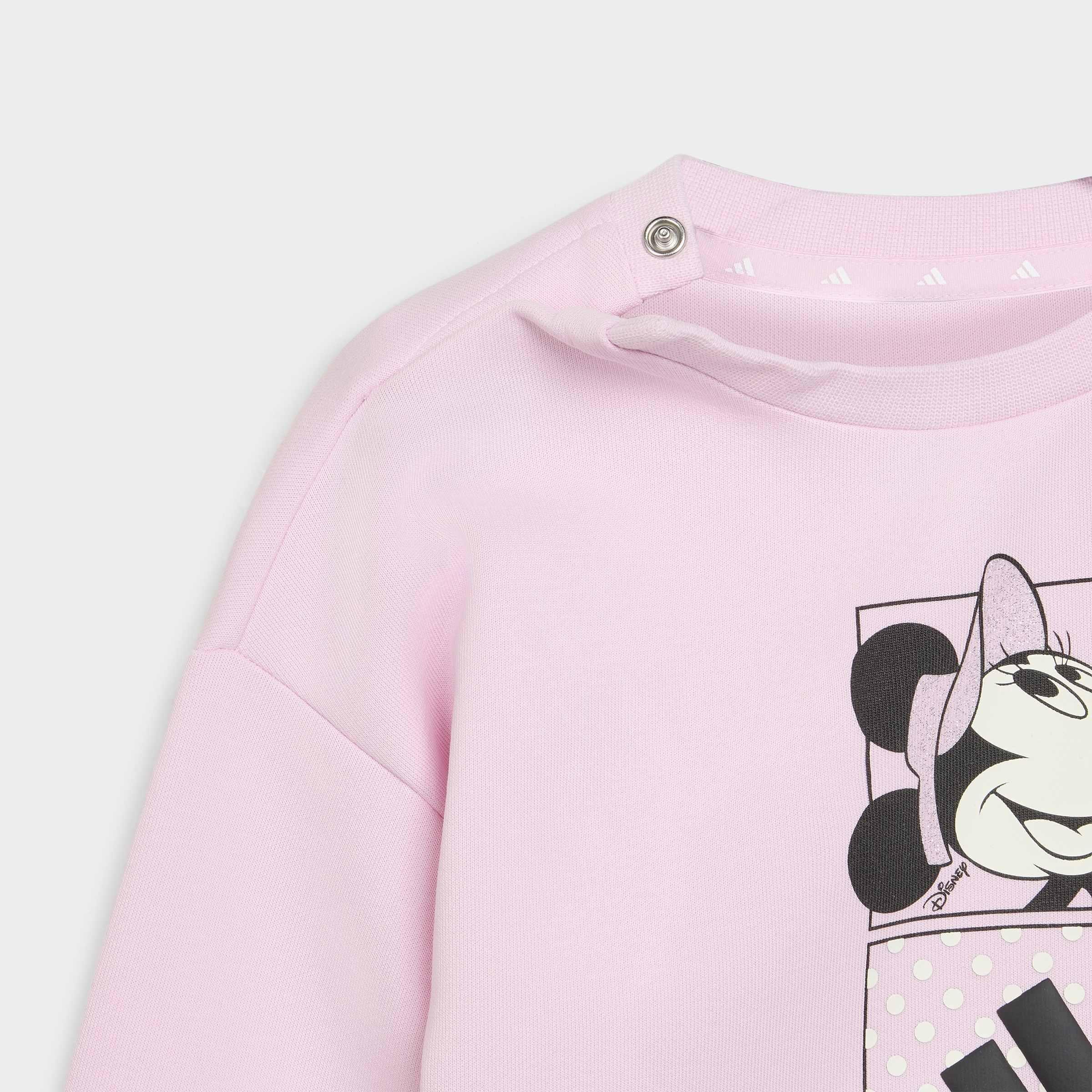 Kids adidas Disney Minnie Mouse T-Shirt Set, Pink, A701_ONE, large image number 5