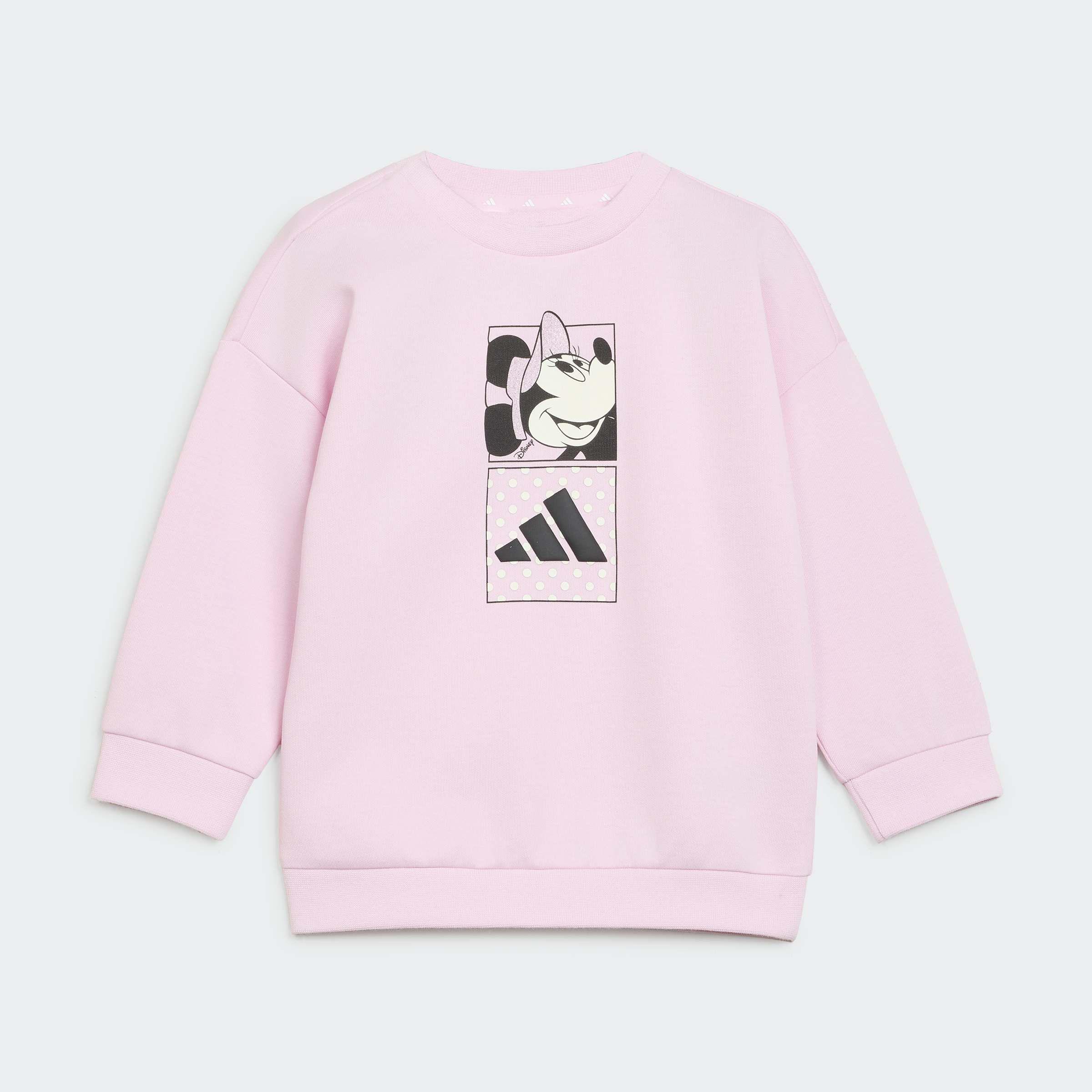 Kids adidas Disney Minnie Mouse T-Shirt Set, Pink, A701_ONE, large image number 7