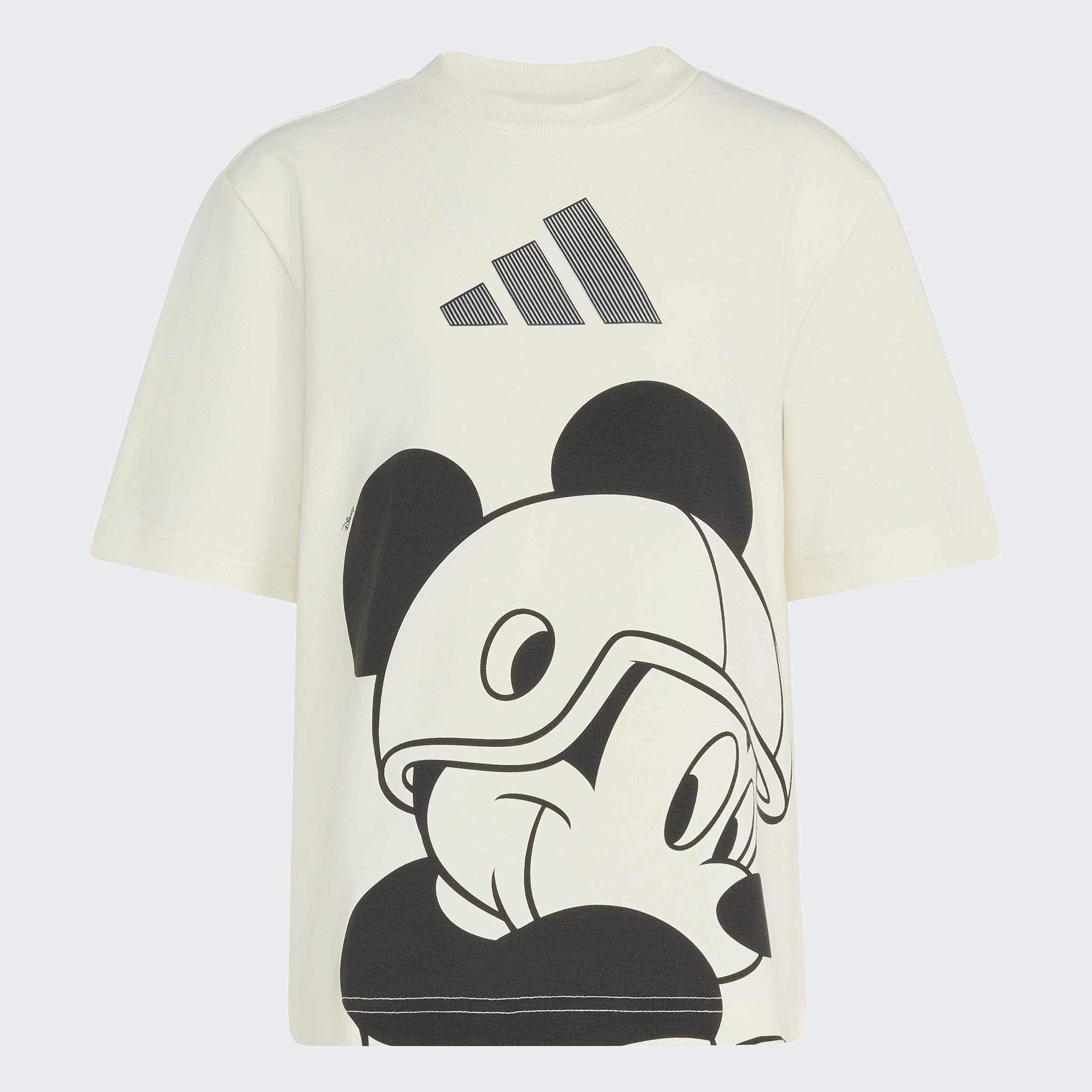 Kids Unisex adidas Disney Mickey Mouse T-Shirt, White