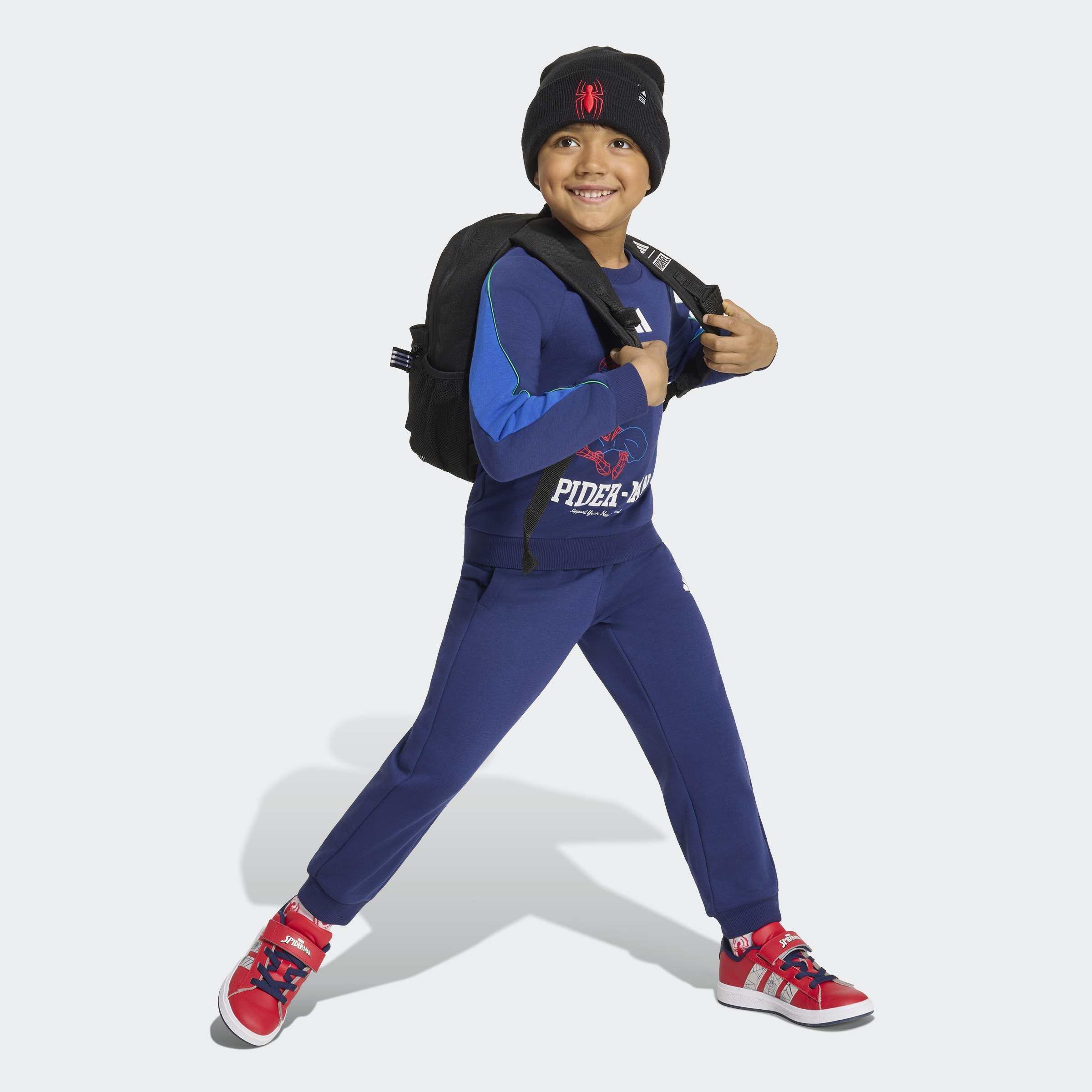 Kids Unisex adidas Marvel Spider-Man Jogger, Blue, A701_ONE, large image number 7