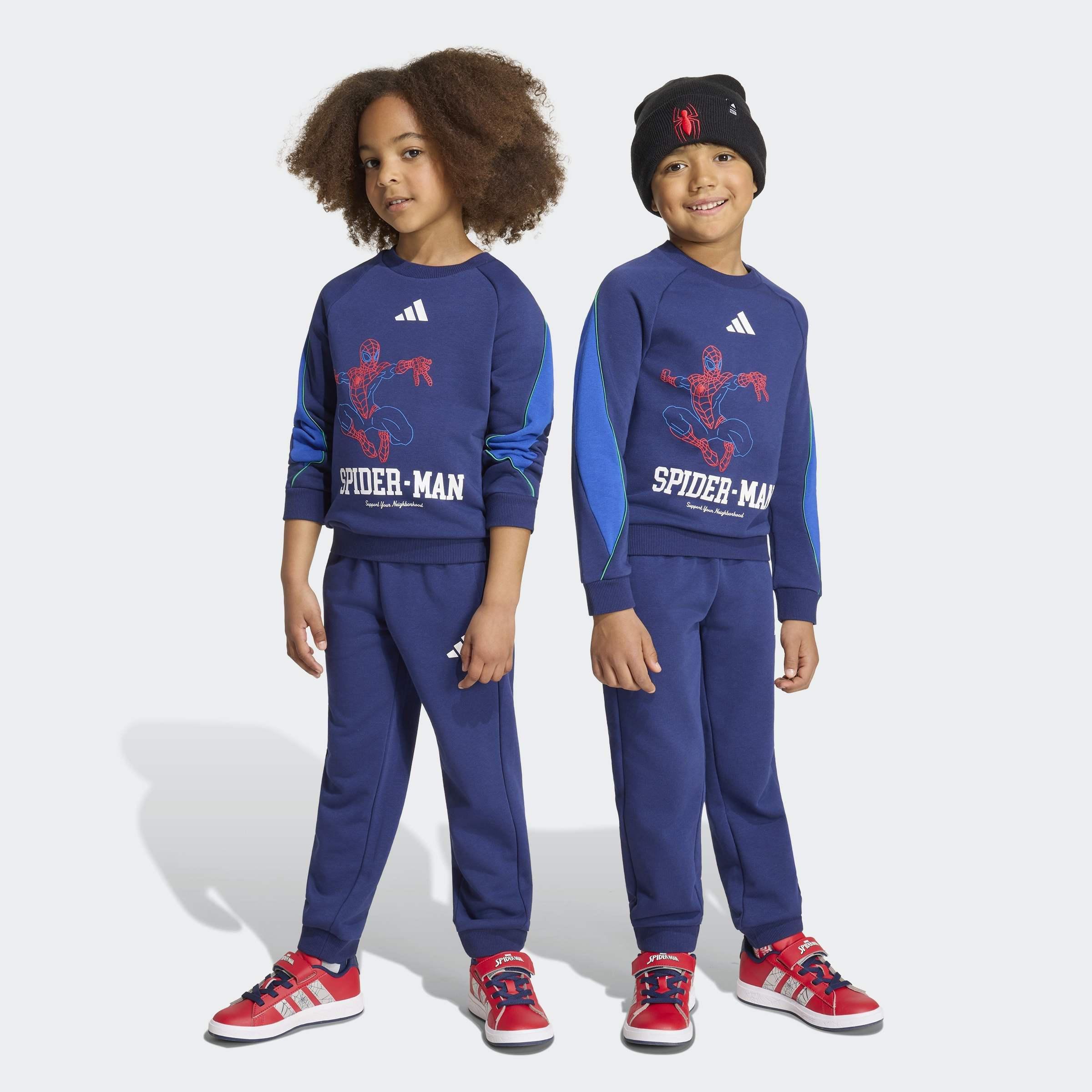 Kids Unisex adidas Marvel Spider-Man Jogger, Blue, A701_ONE, large image number 8