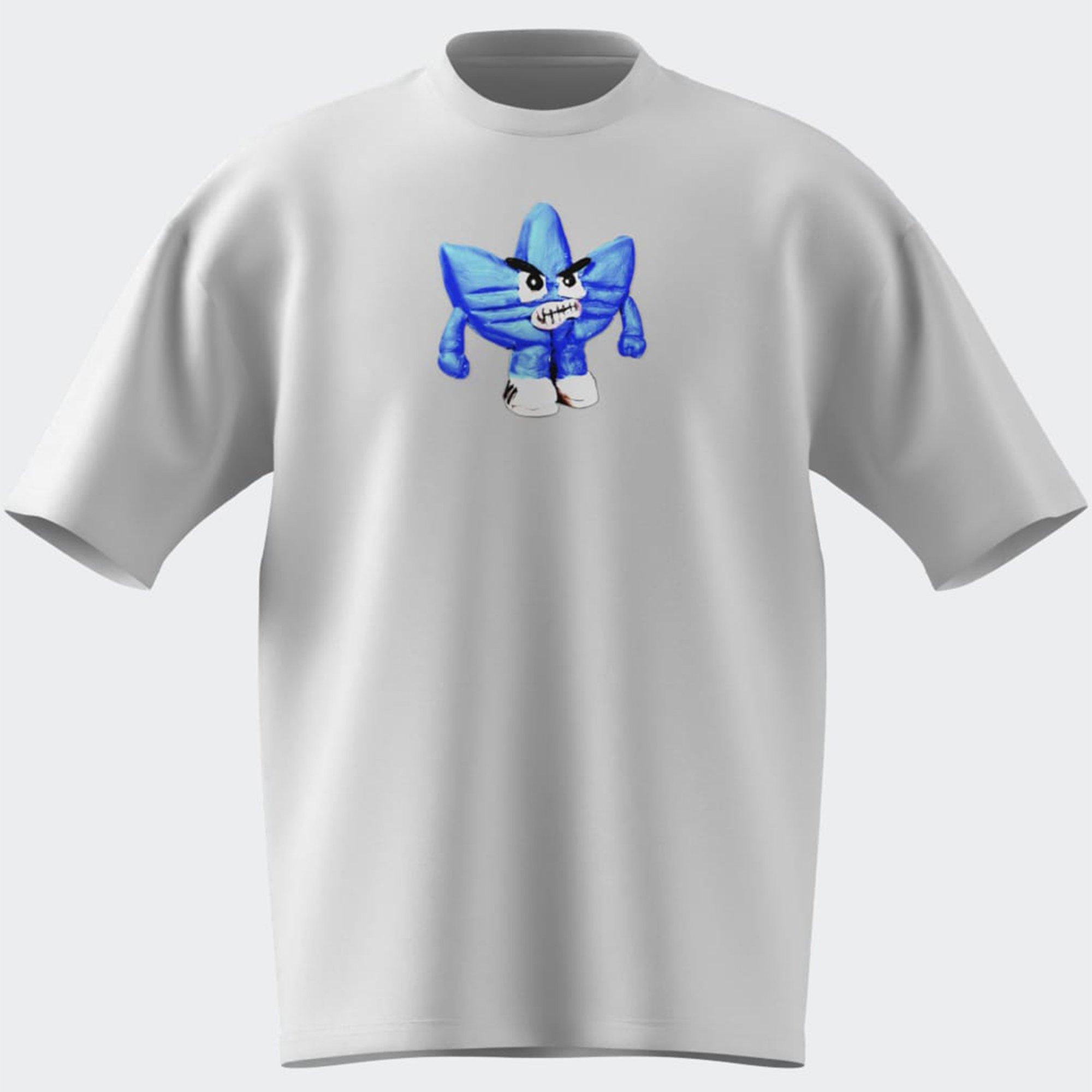 Clay Trefoil T-Shirt, White