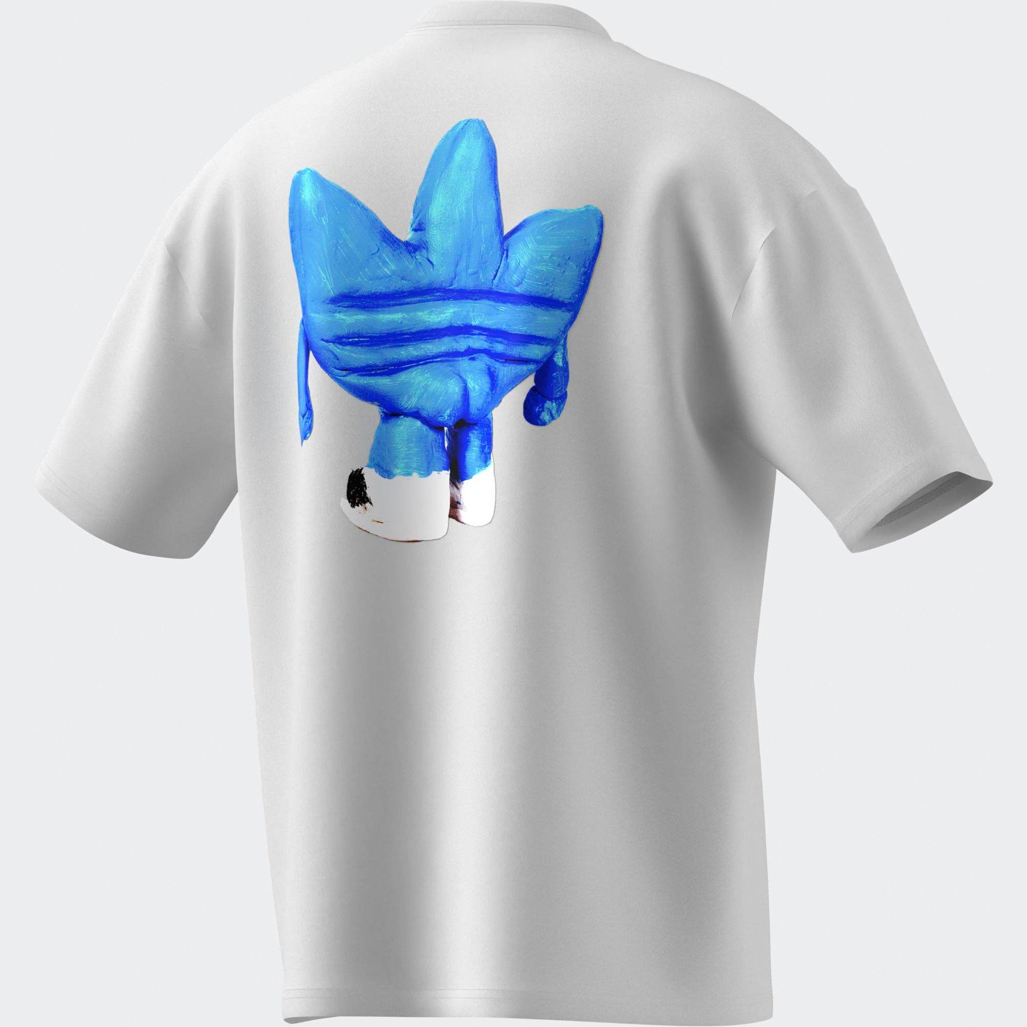 Clay Trefoil T-Shirt, White