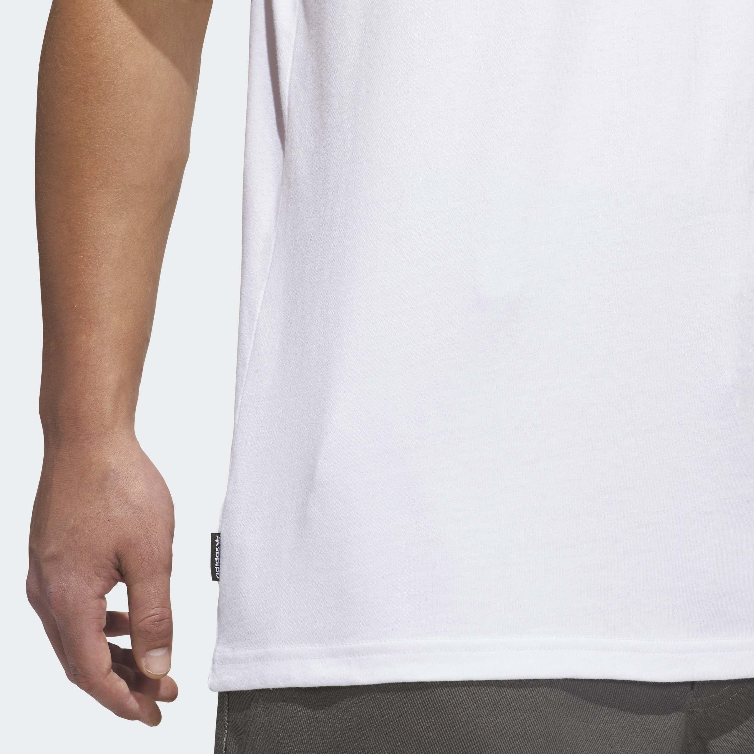 Unisex Skateboarding X Temple Of Skate Crane T-Shirt, White, A701_ONE, large image number 6