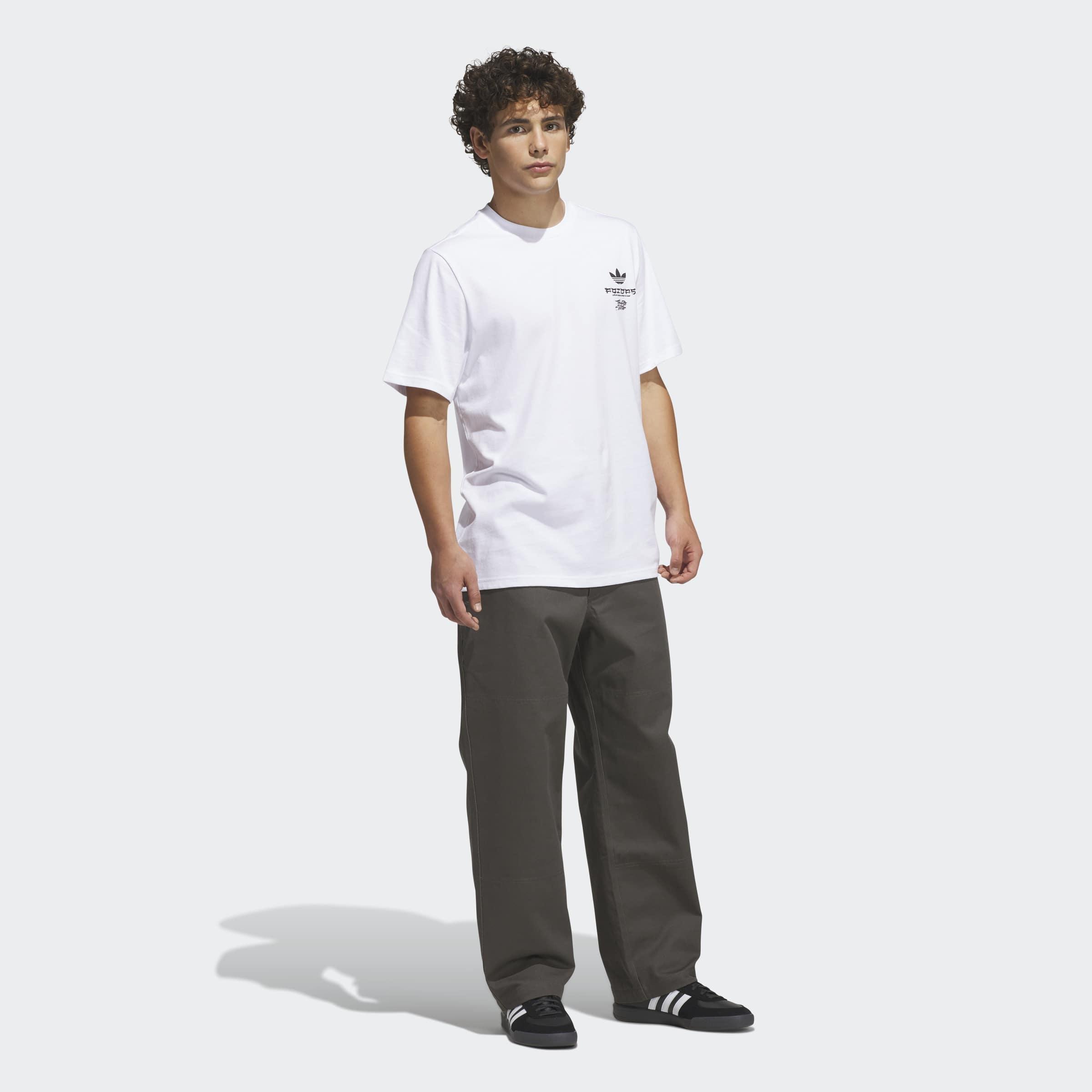 Unisex Skateboarding X Temple Of Skate Crane T-Shirt, White, A701_ONE, large image number 7
