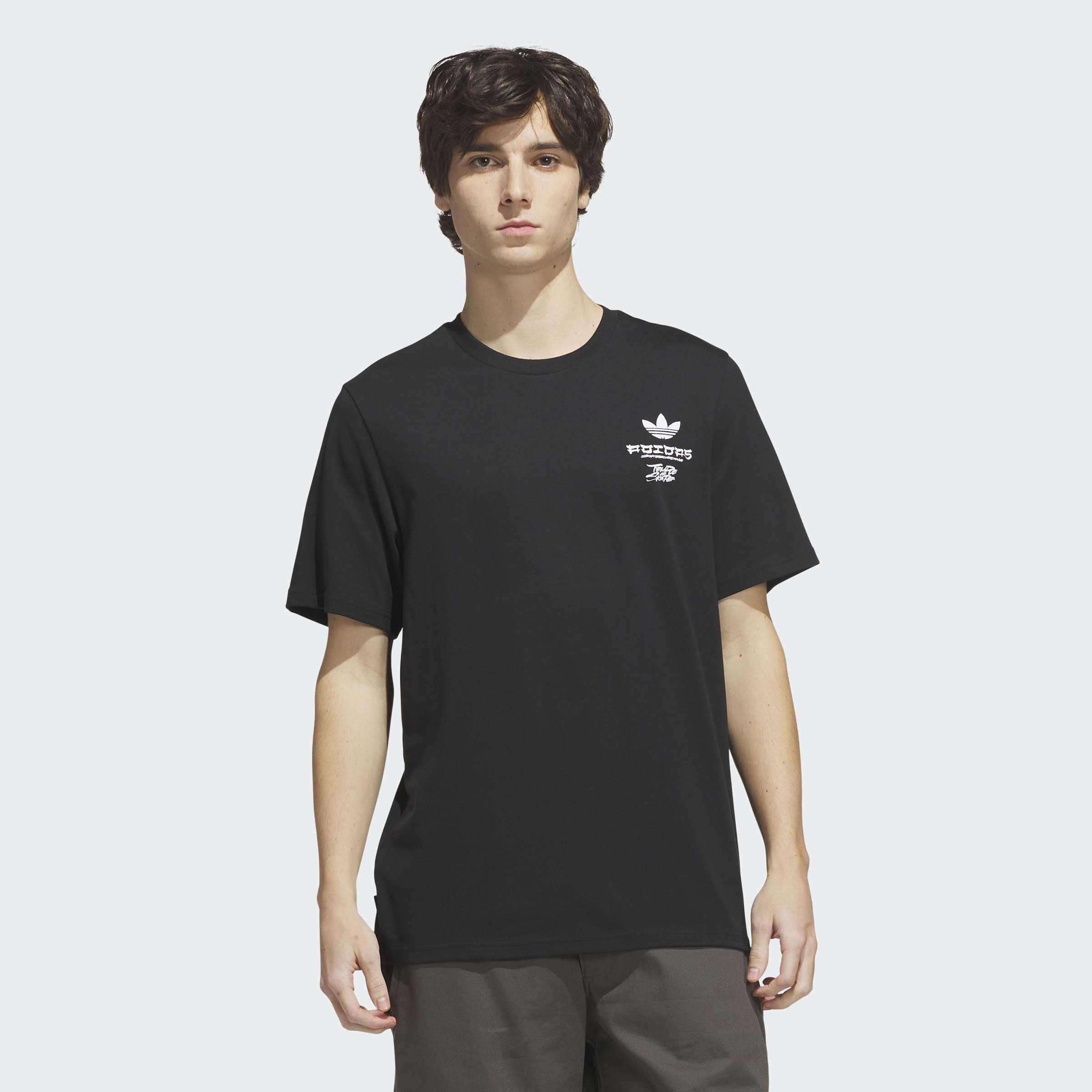 Unisex Skateboarding X Temple Of Skate Crane T-Shirt, Black, A701_ONE, large image number 8