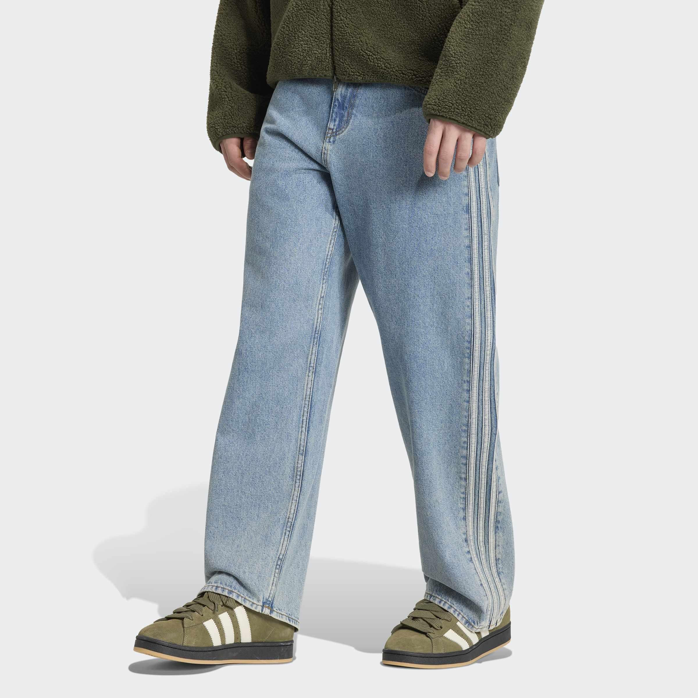 Firebird Adicolor Denim Jeans Mid-Rise Straight Leg, Blue, A701_ONE, large image number 4