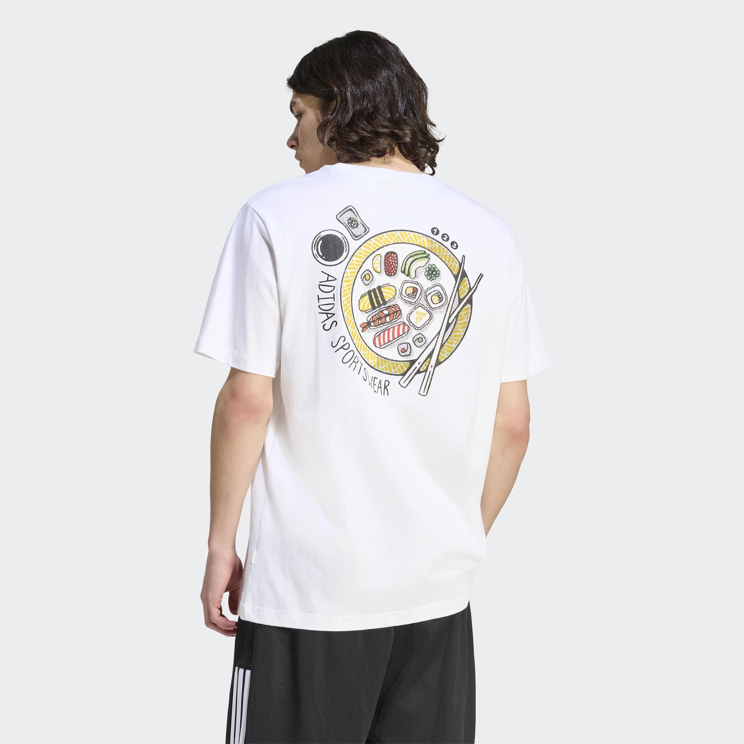 Sushi Logo Graphic T-Shirt, White, A701_ONE, large image number 1