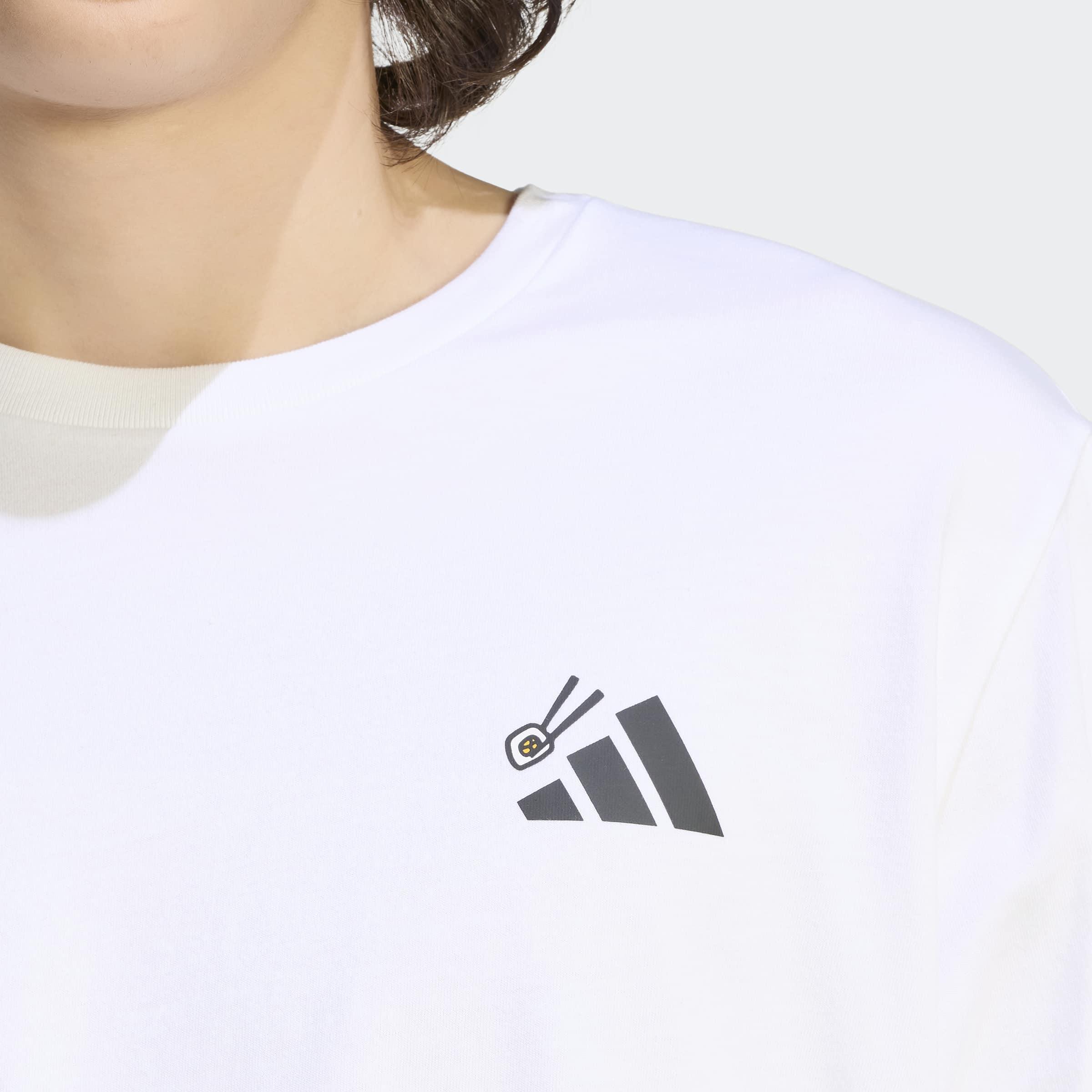 Sushi Logo Graphic T-Shirt, White, A701_ONE, large image number 3