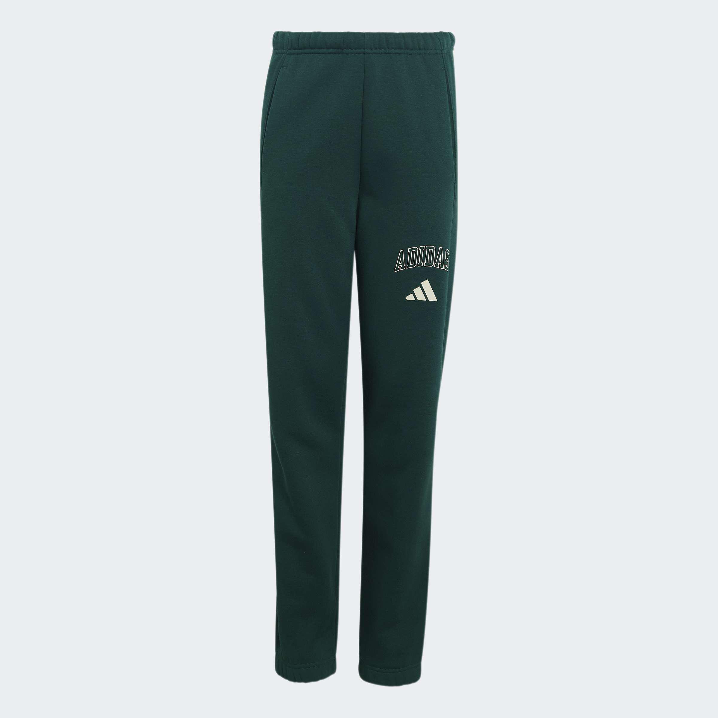 Kids Unisex Seasonals Collegiate Typography Joggers, Green