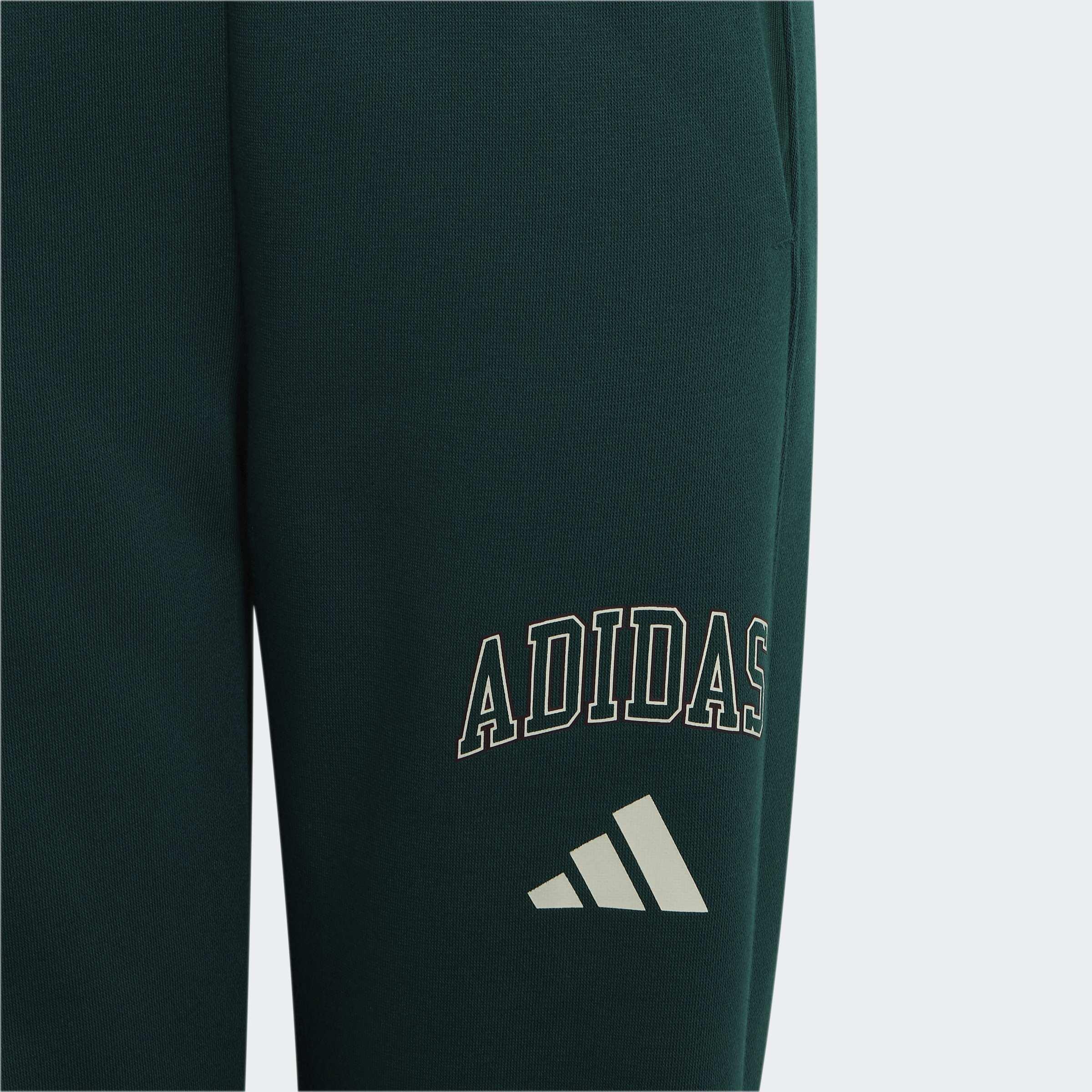Kids Unisex Seasonals Collegiate Typography Joggers, Green, A701_ONE, large image number 3