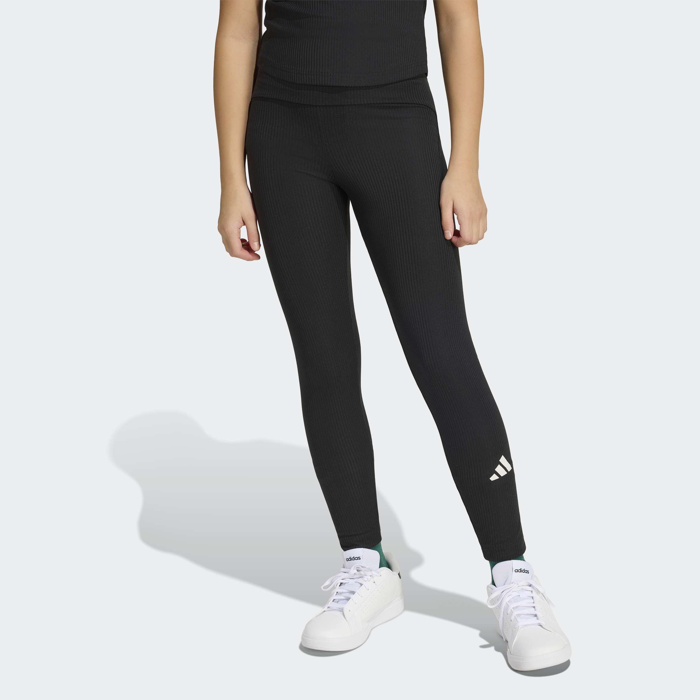 Kids Sport Seasonals Collegiate Typography Leggings Junior Girls, Black, A701_ONE, large image number 5