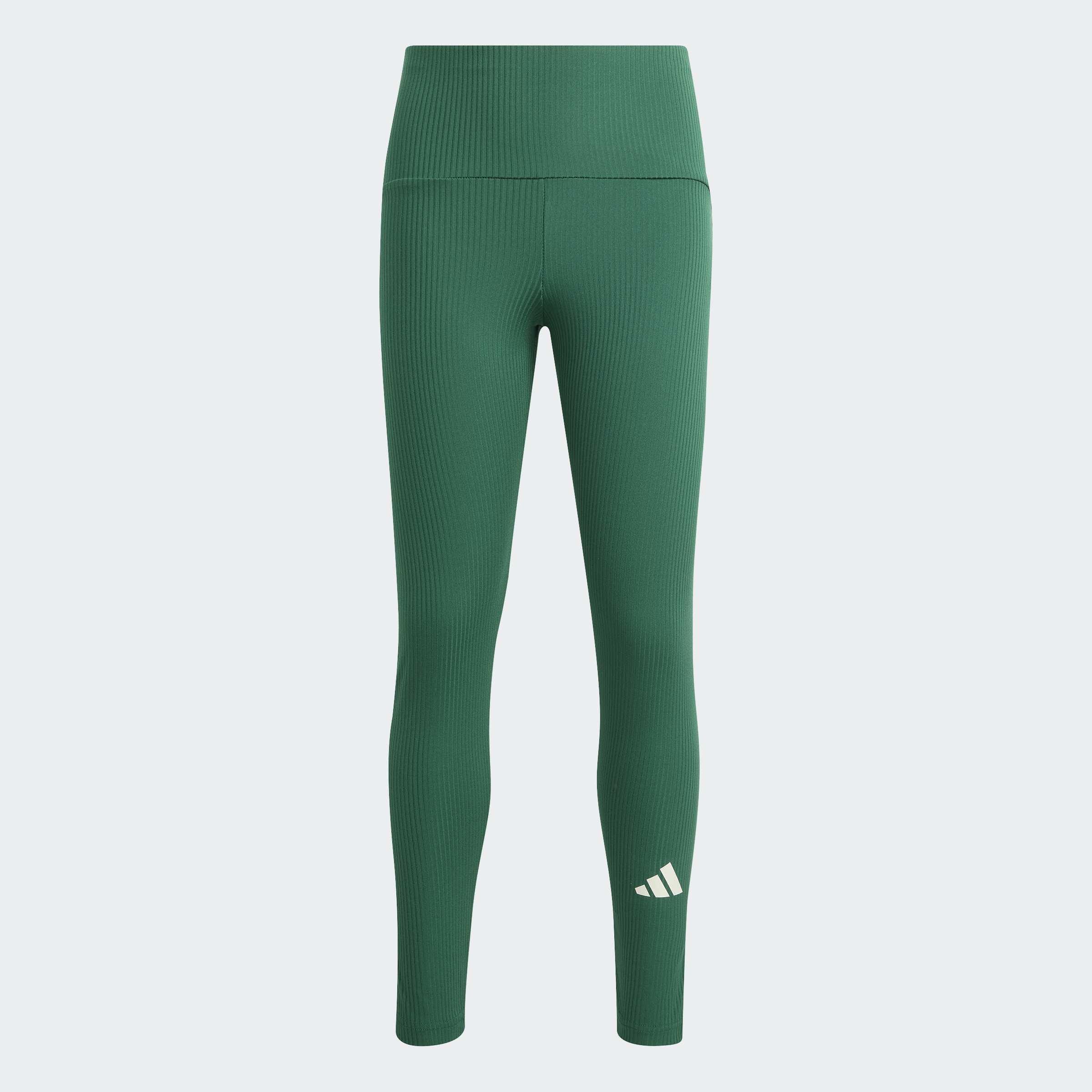 Kids Sport Seasonals Collegiate Typography Leggings Junior Girls, Green