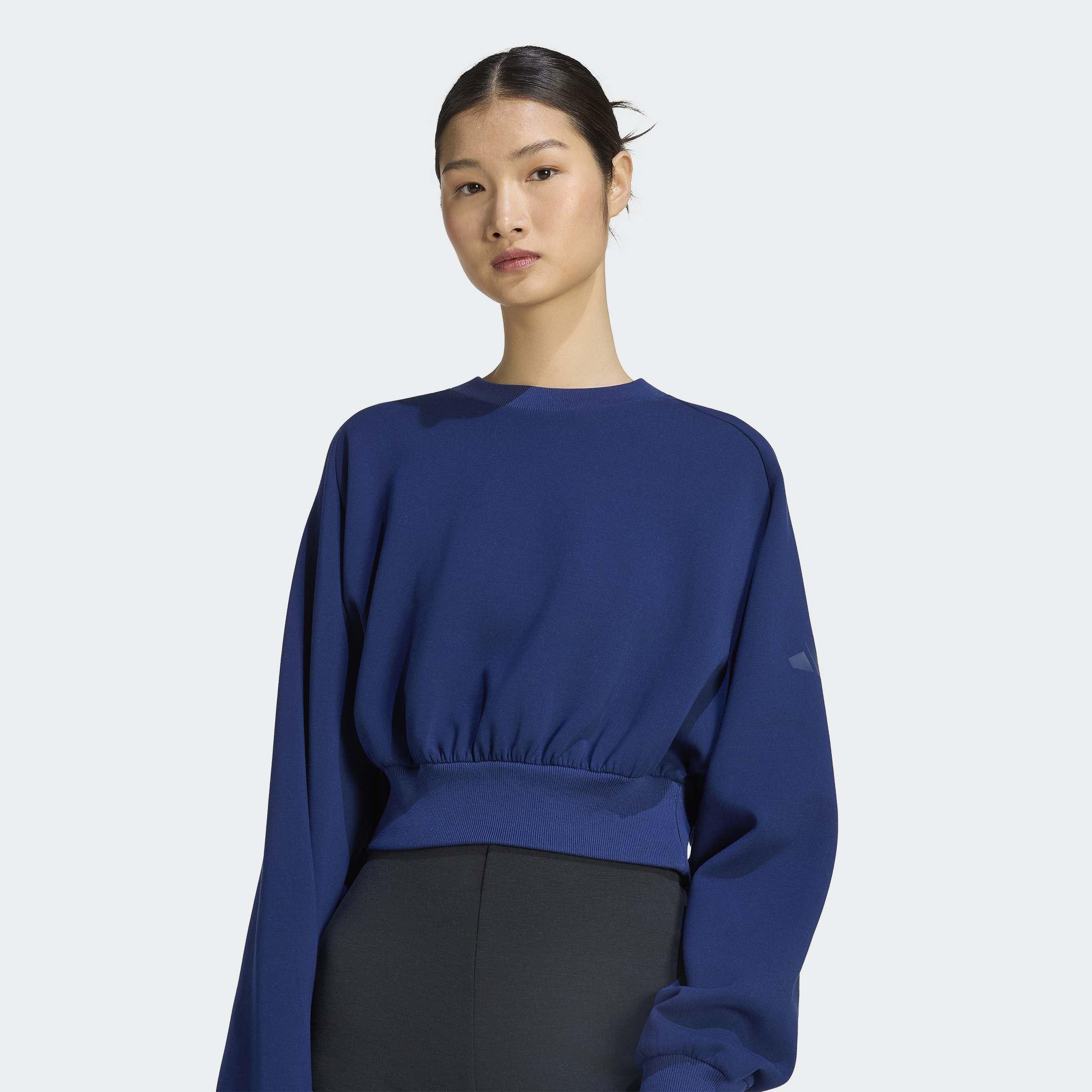 Soft Lux Losse Sweatshirt, Blue, A701_ONE, large image number 3
