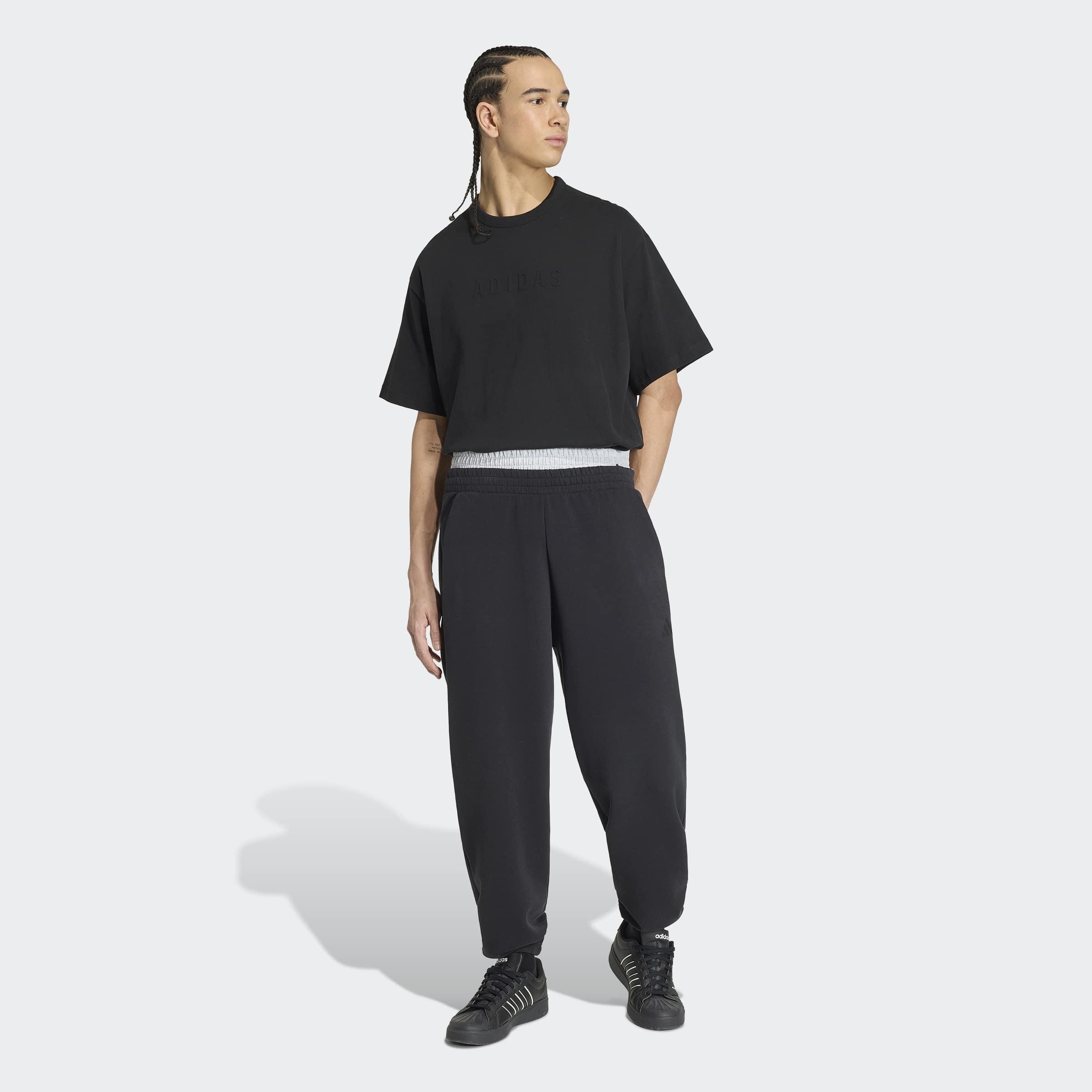 Soft Lux Tracksuit Bottoms, Black, A701_ONE, large image number 4