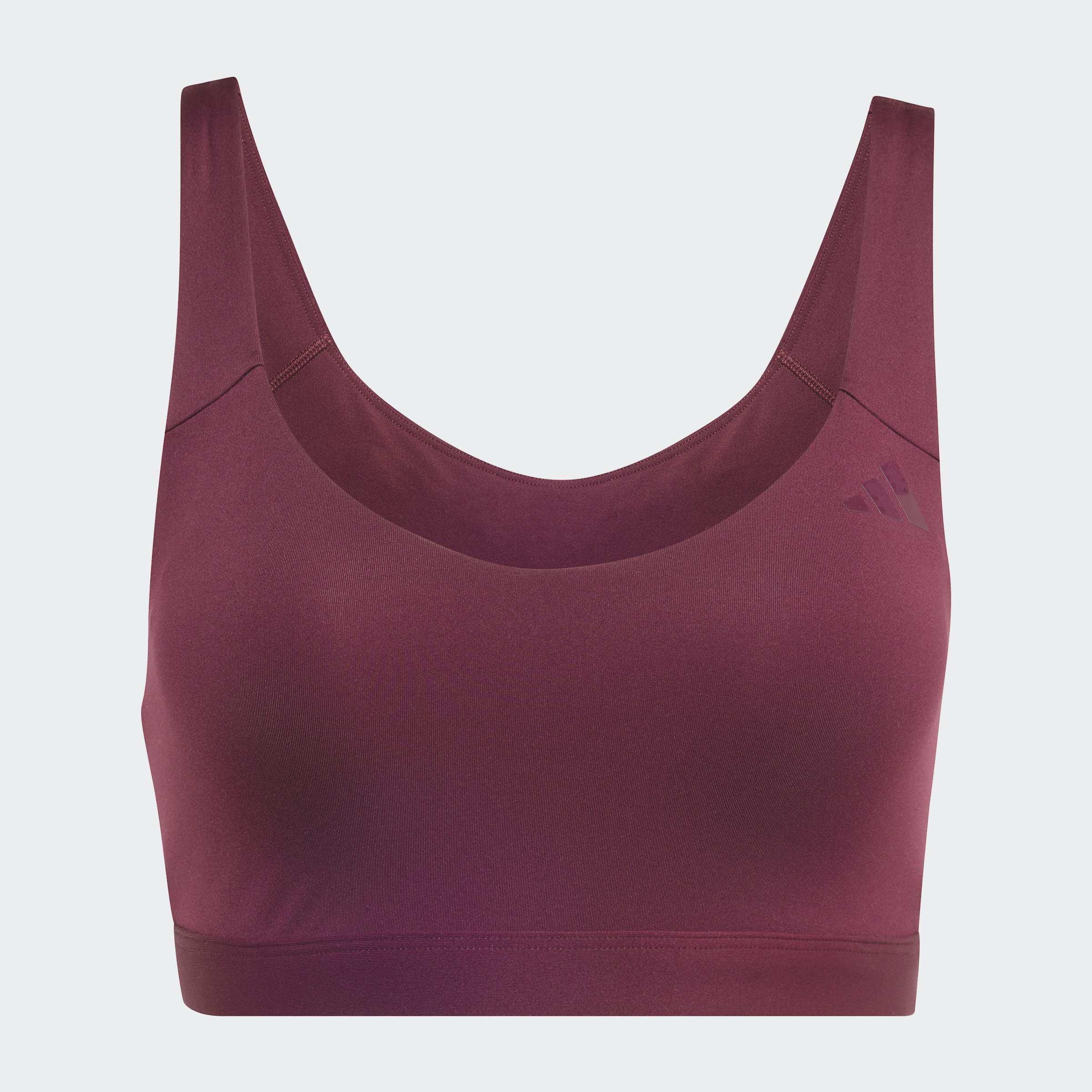 All Me Essentials Medium Support Bra, Burgundy, A701_ONE, large image number 0