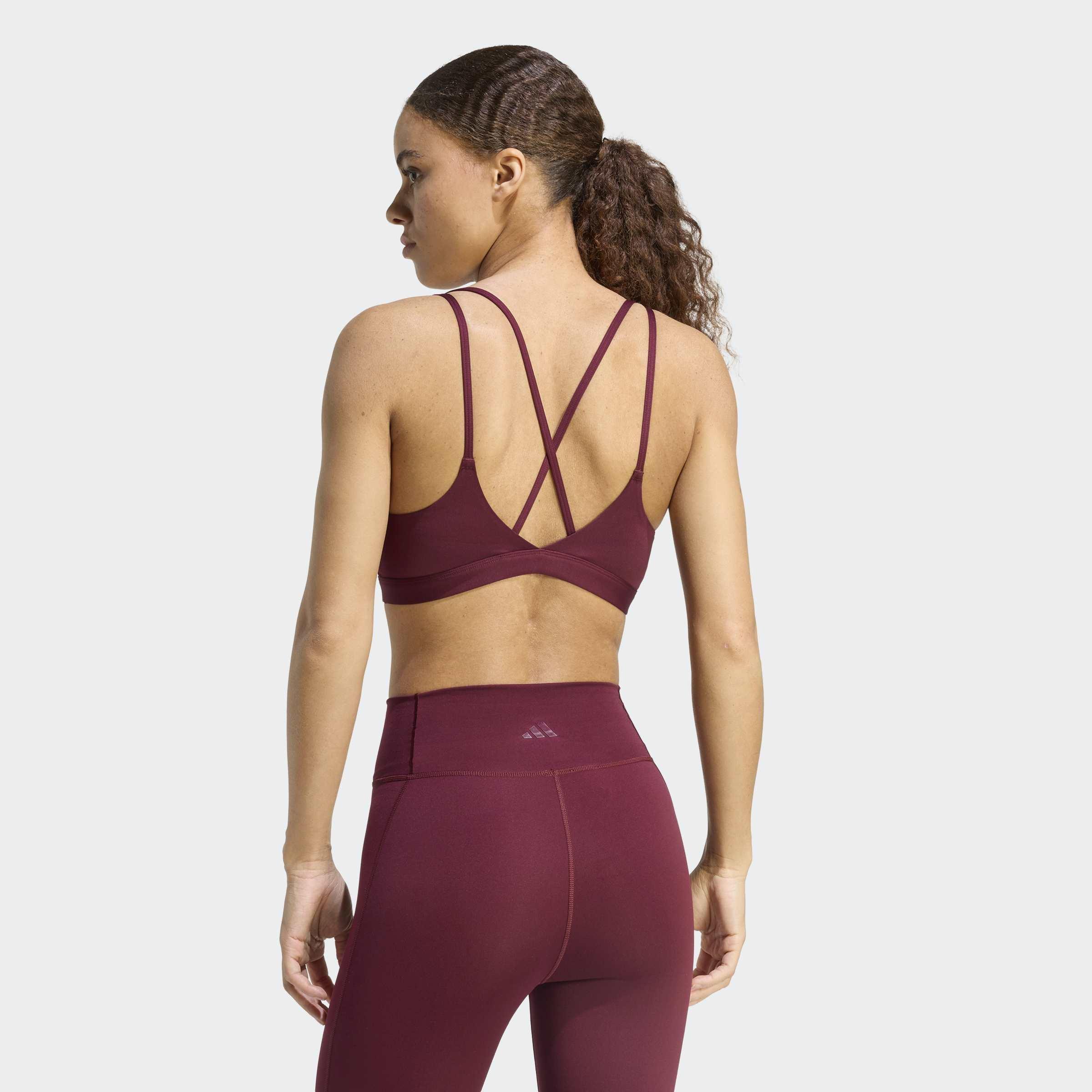 All Me Essentials Medium Support Bra, Burgundy, A701_ONE, large image number 1
