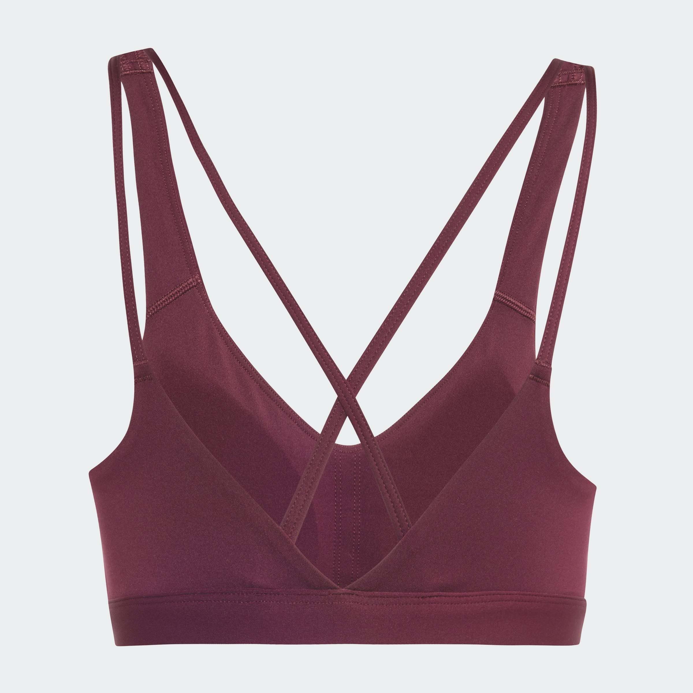 All Me Essentials Medium Support Bra, Burgundy, A701_ONE, large image number 2