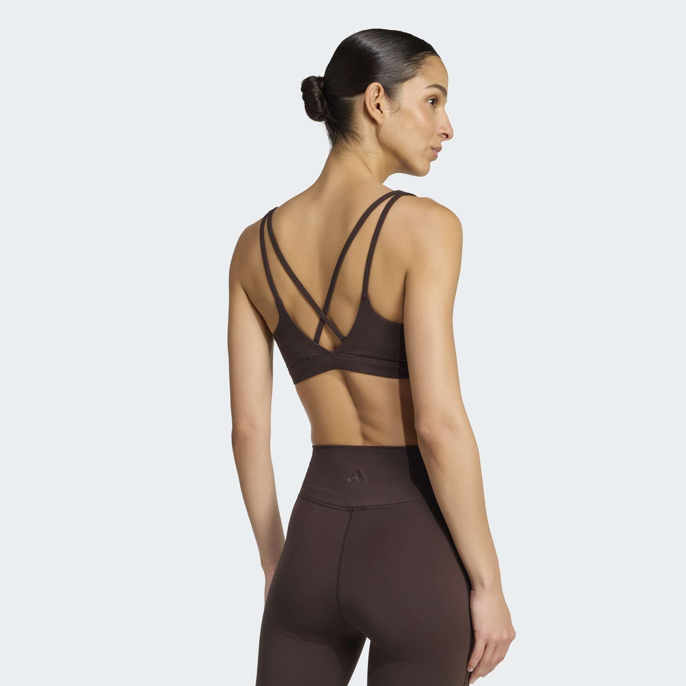 All Me Essentials Medium Support Bra, Brown
