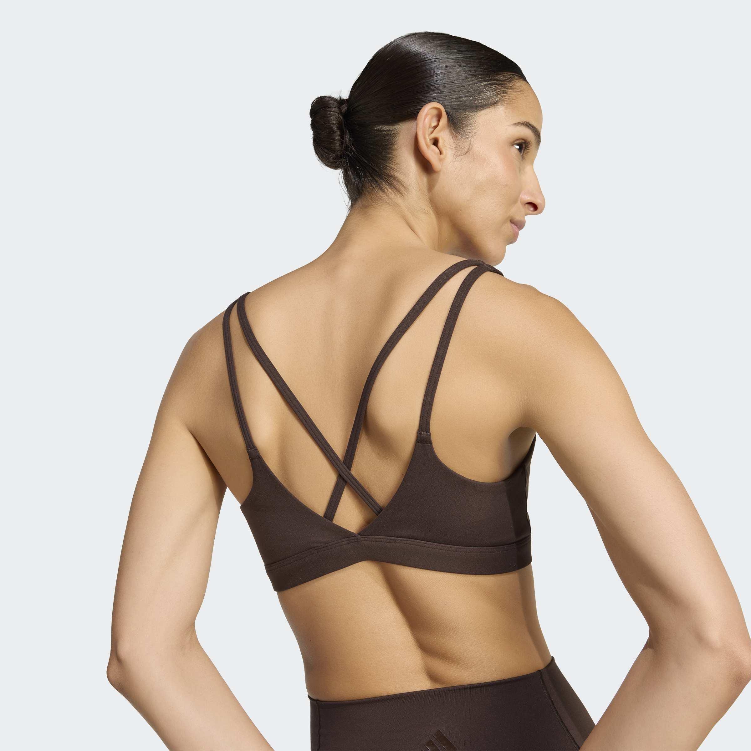 All Me Essentials Medium Support Bra, Brown, A701_ONE, large image number 4