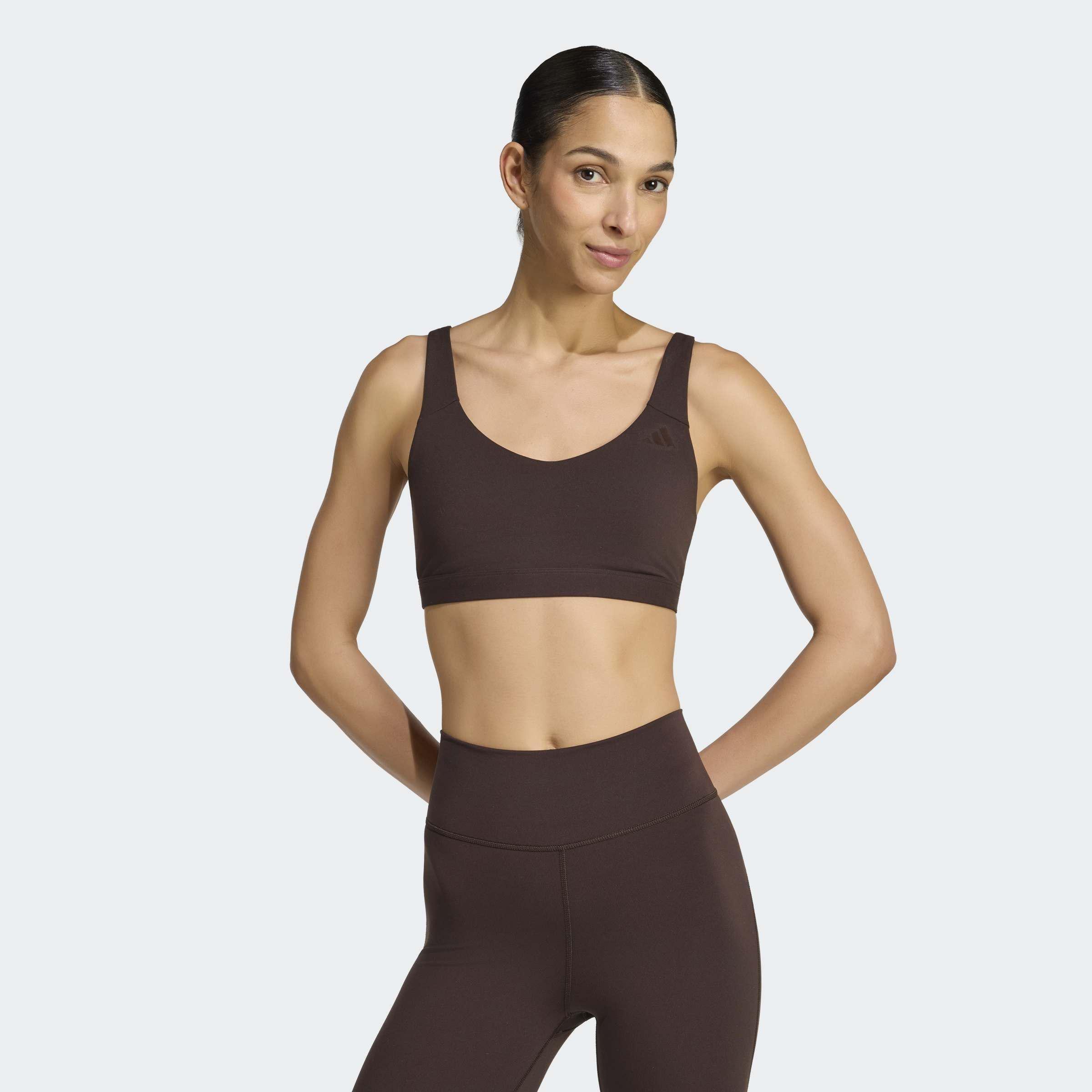 All Me Essentials Medium Support Bra, Brown, A701_ONE, large image number 7