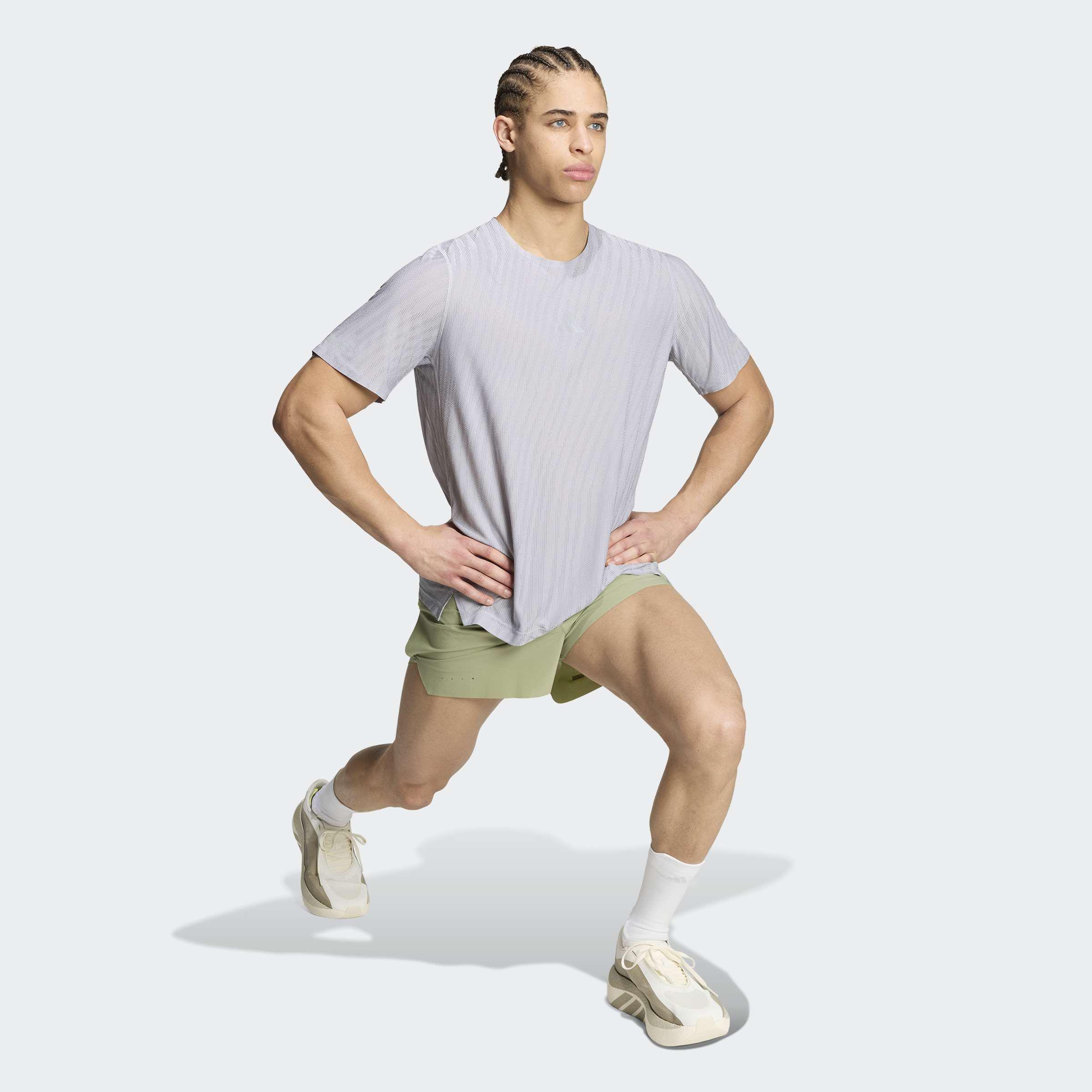adi365 Climacool+ Engineered T-Shirt, Grey, A701_ONE, large image number 4