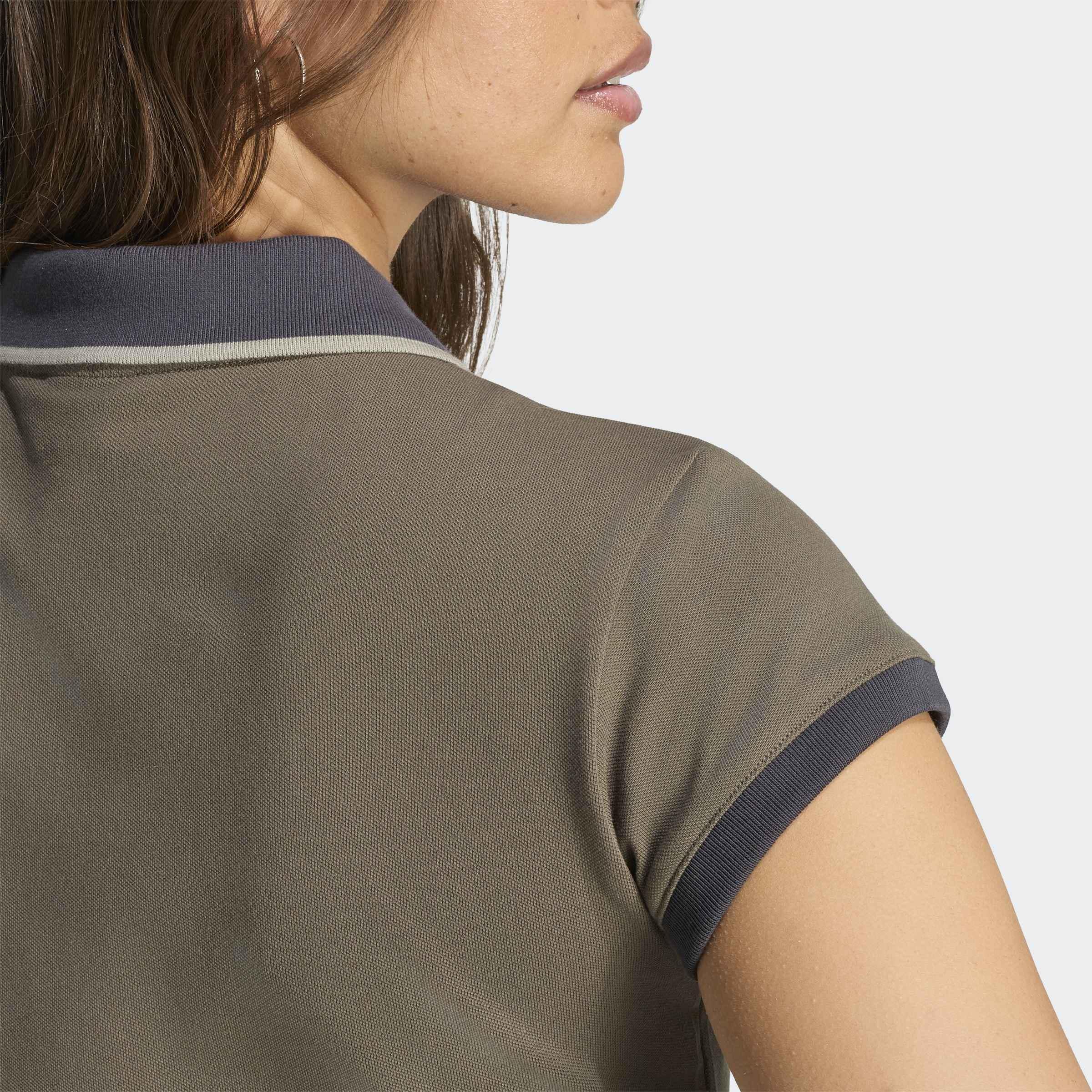 Engineered Rib Polo Tee, Brown, A701_ONE, large image number 2